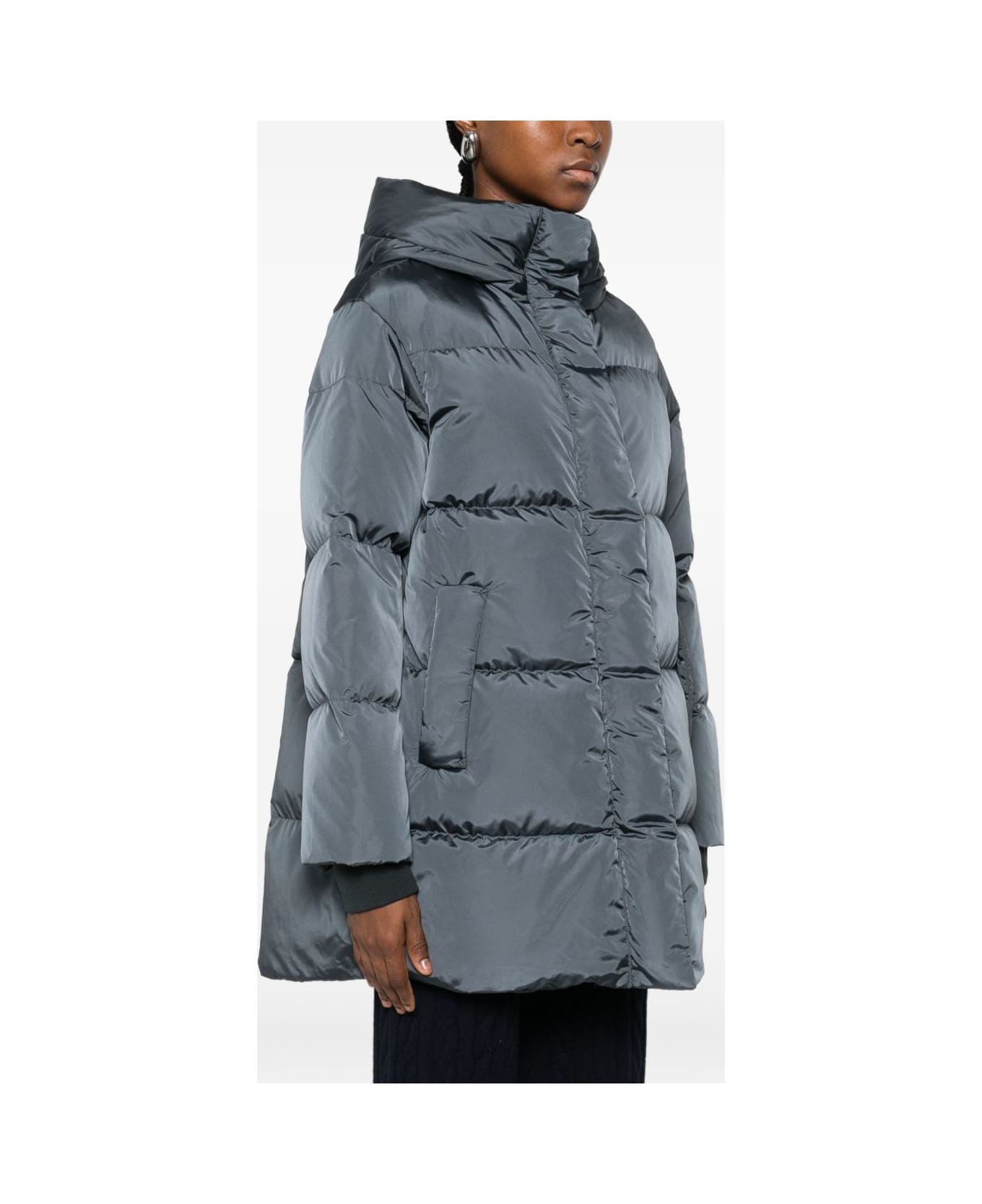 Lempelius Anu Midi Down Jacket - Grey