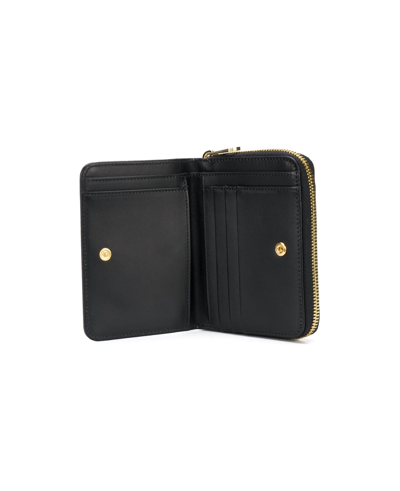 A.P.C Womens Accessories Wallets and cardholders Leather Logo Purse in Black 