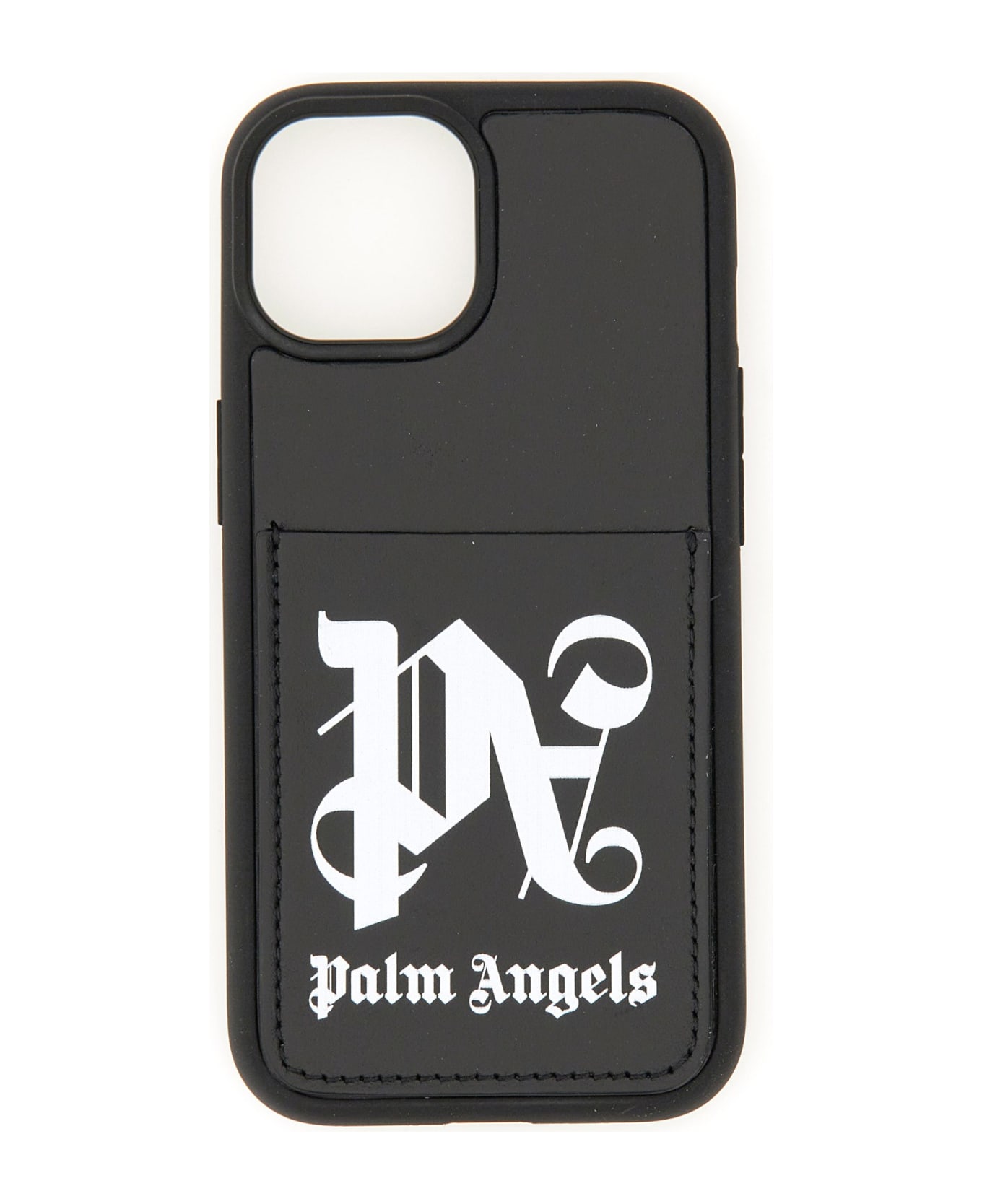Palm Angels Case For Iphone 15 - NERO デジタルアクセサリー