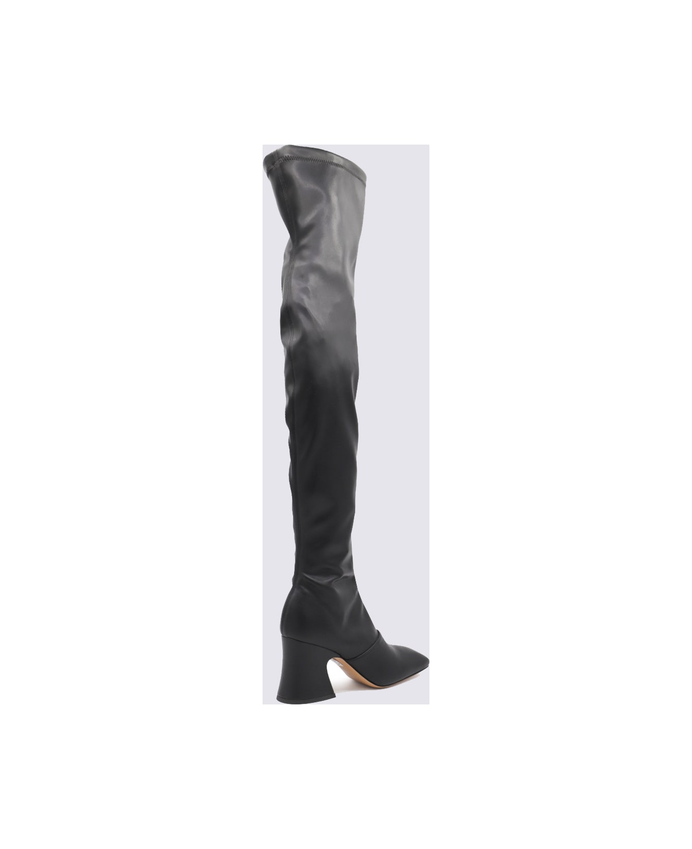 Chloé Black Leather Boots - Black