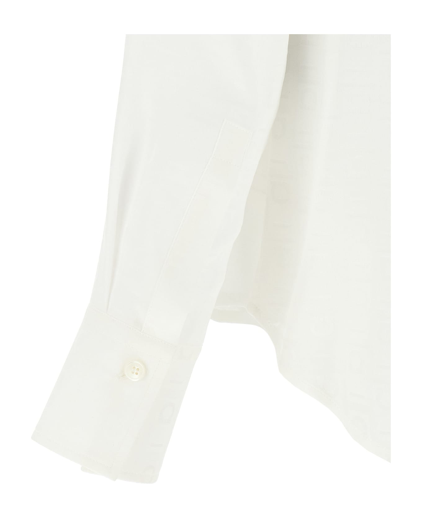 Ferragamo Monogram Shirt - White