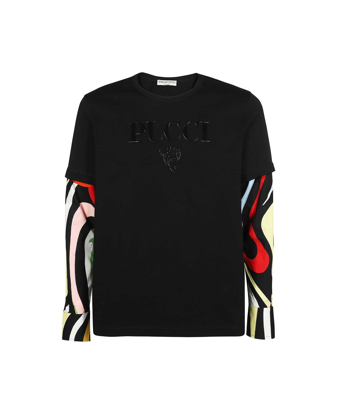 Pucci Long Sleeve T-shirt - black
