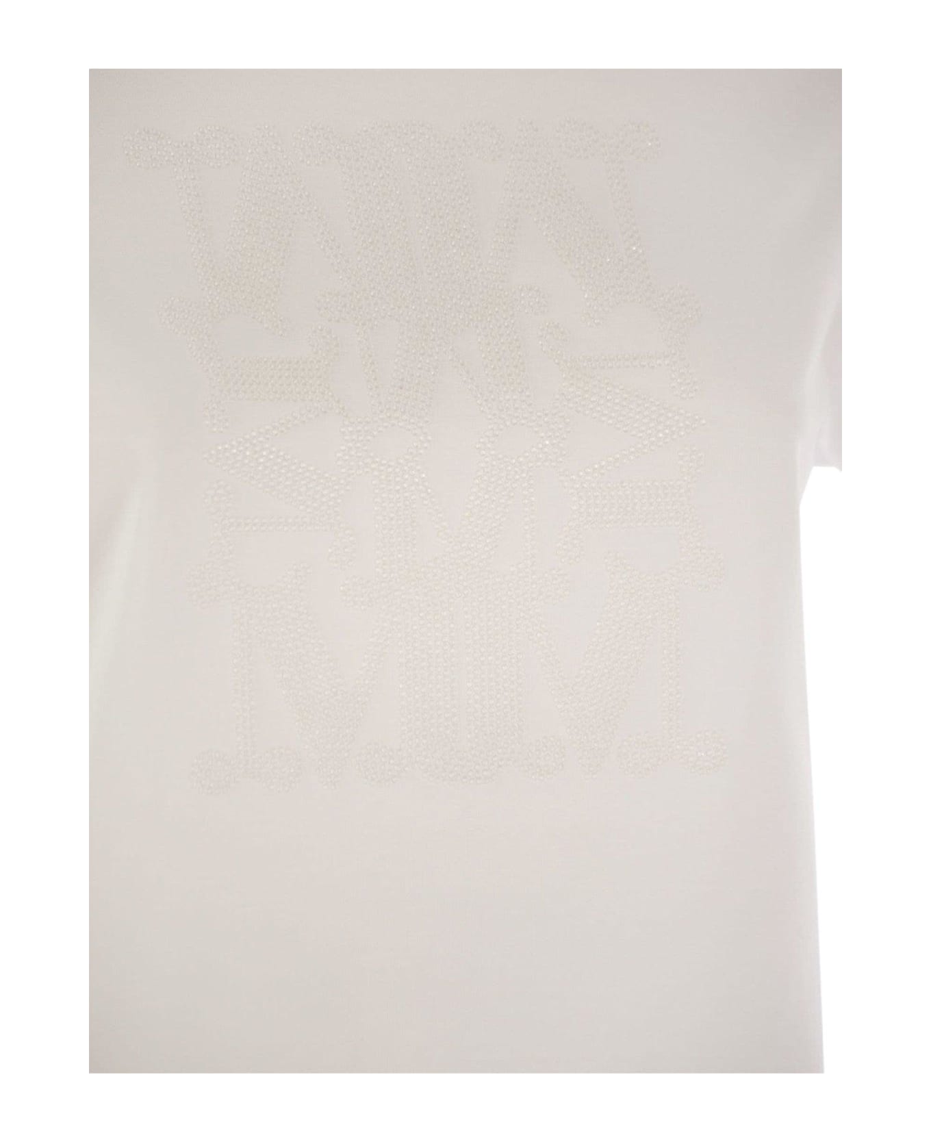 Logo Embroidered Crewneck T-shirt