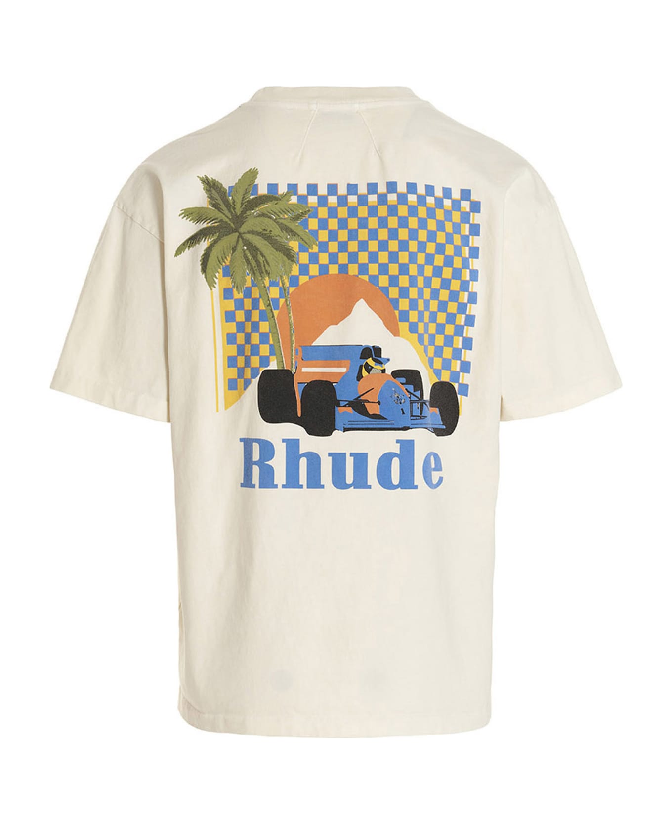 Rhude 'moonlight Tropics  T-shirt - White