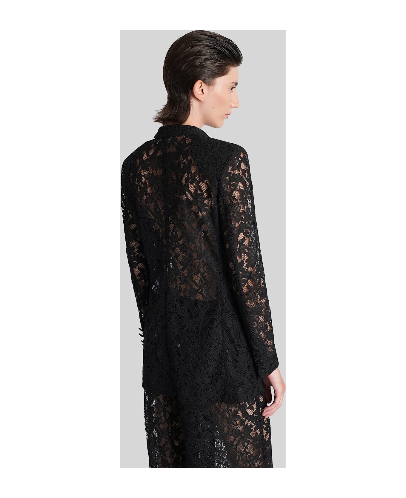 Blumarine Blazer In Black Polyester - Black