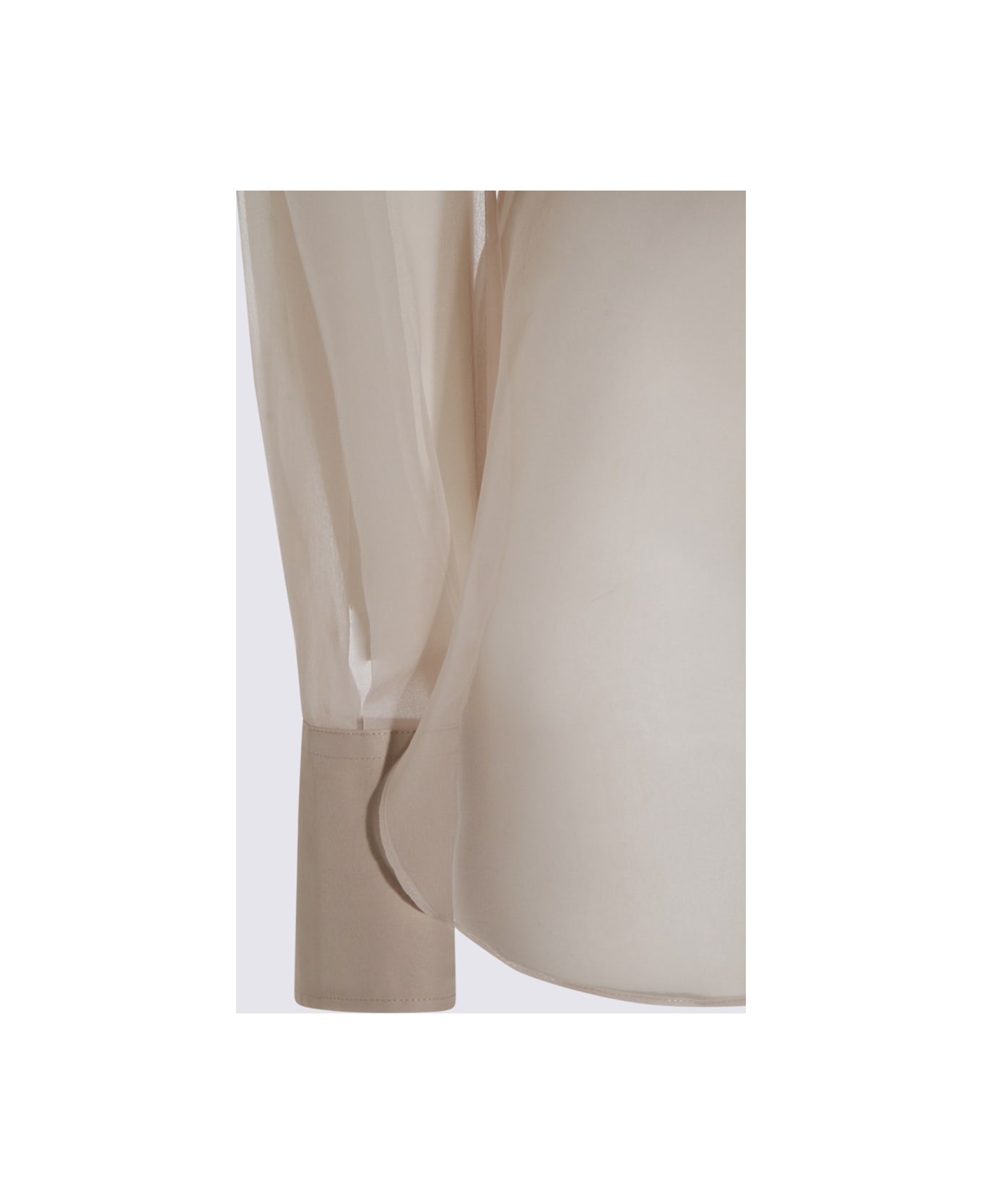 Brunello Cucinelli Beige Cotton Shirt