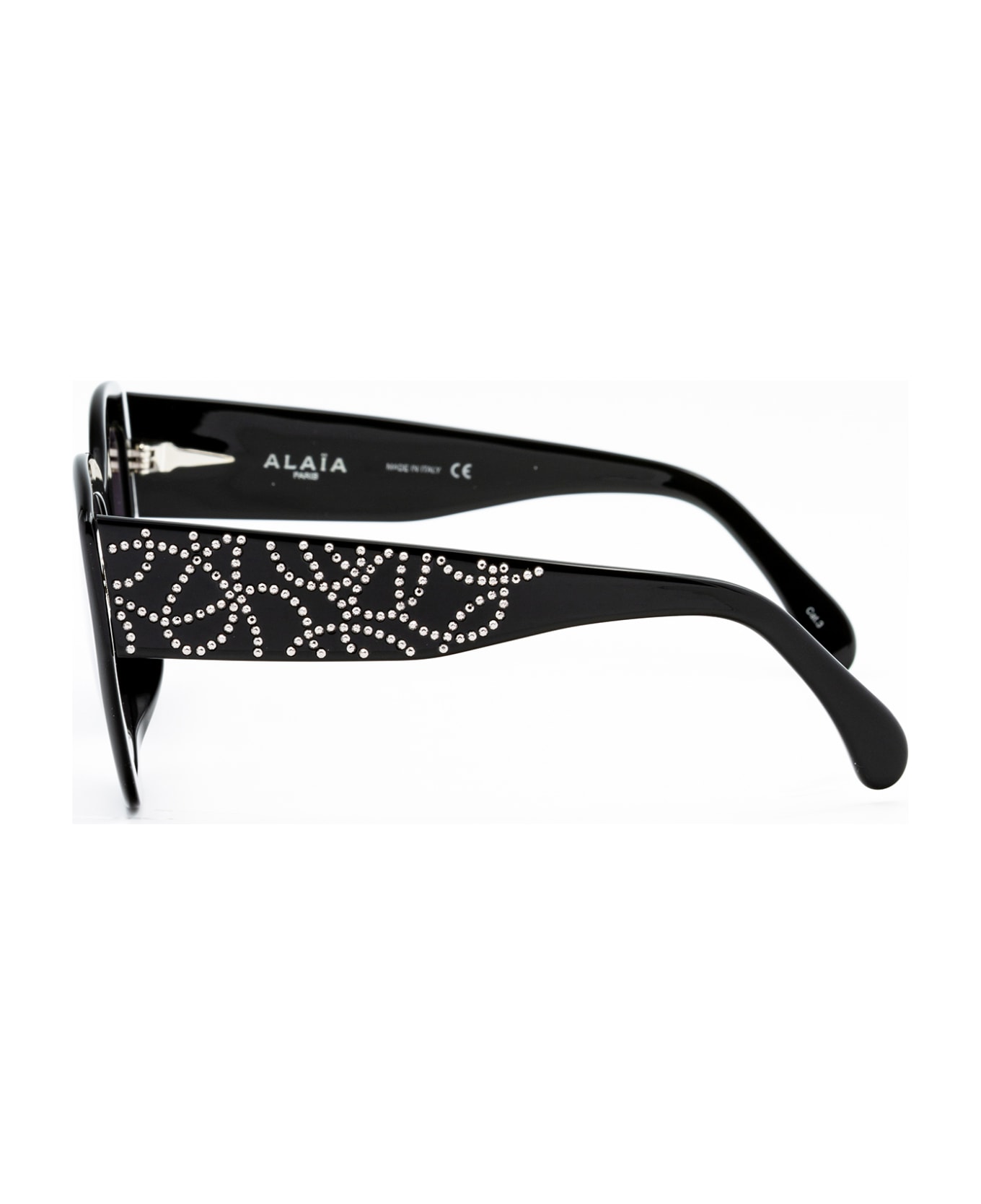 Alaia AA0052S Sunglasses - Black Black Grey