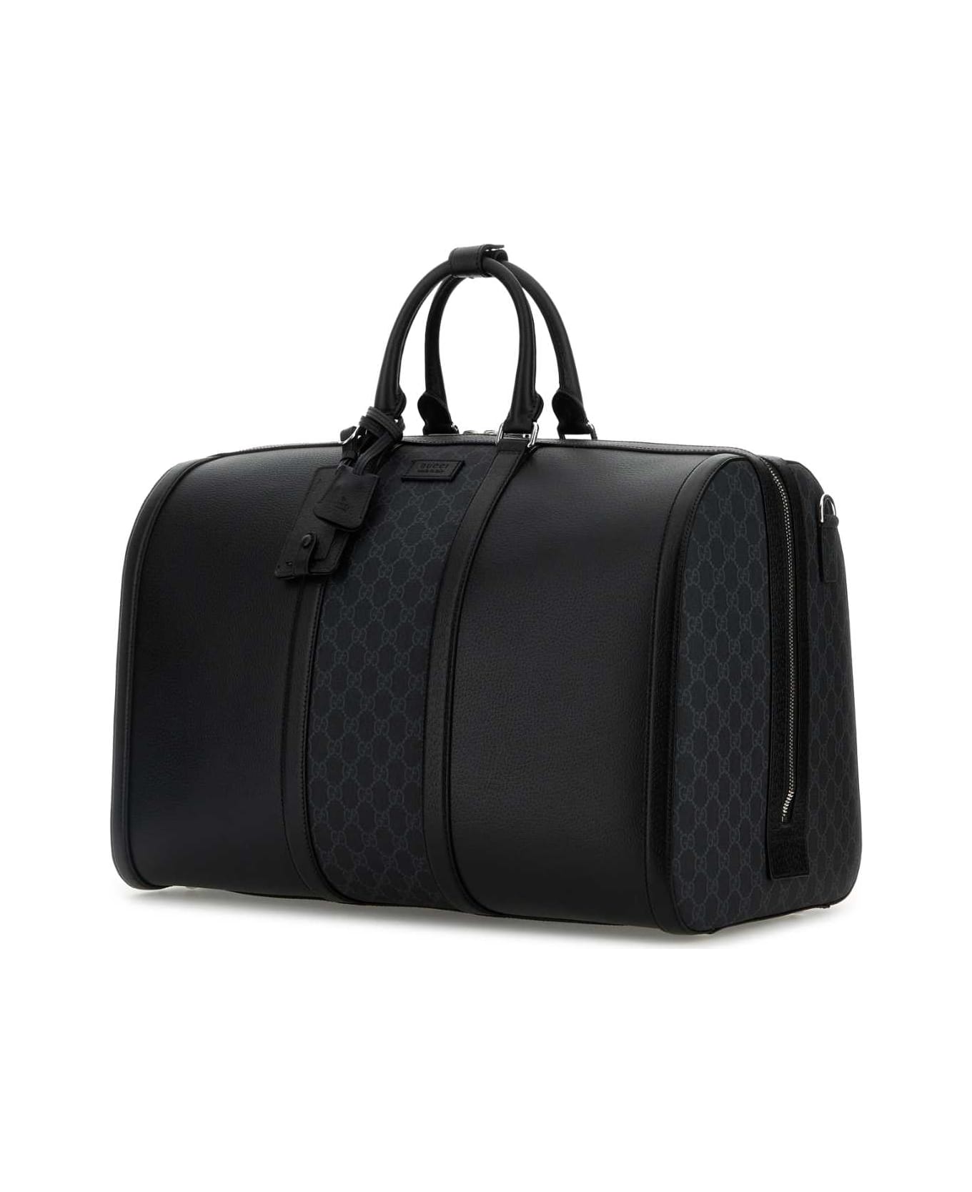 Gucci Black Canvas Travel Bag - 1000
