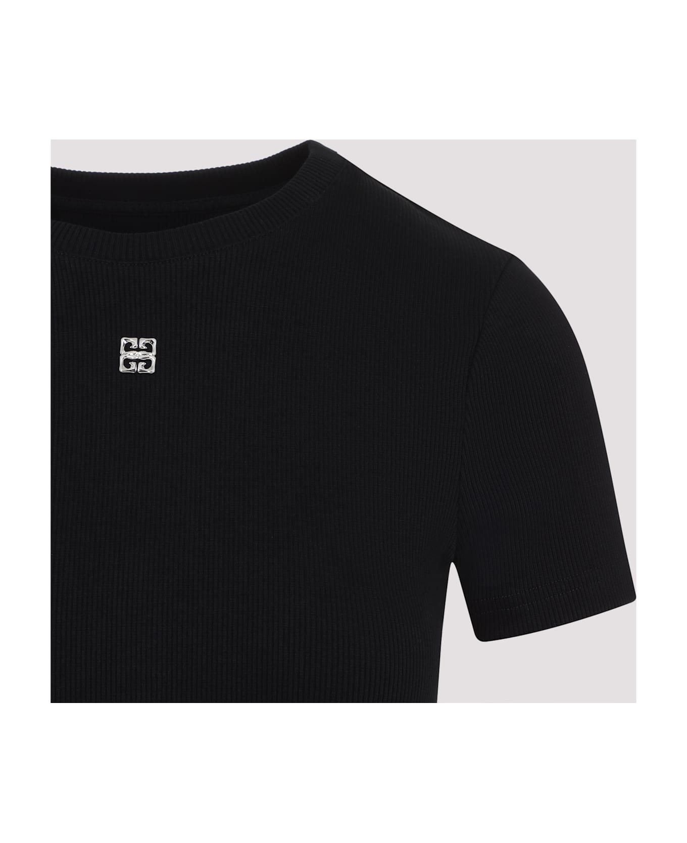 Givenchy 4g Short Sleeves Rib Tank Dress - Black