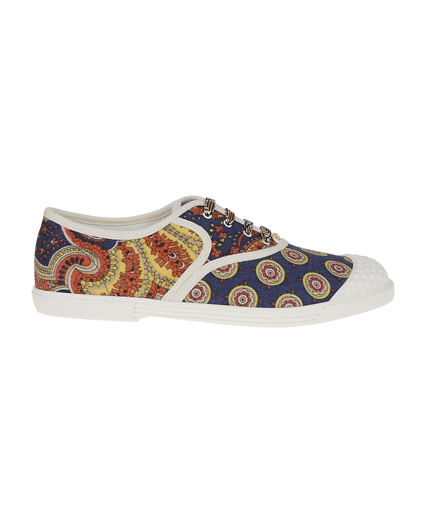 Valentino Garavani Sneaker New Sneaker 1 Denim Print - Ivory Ivory
