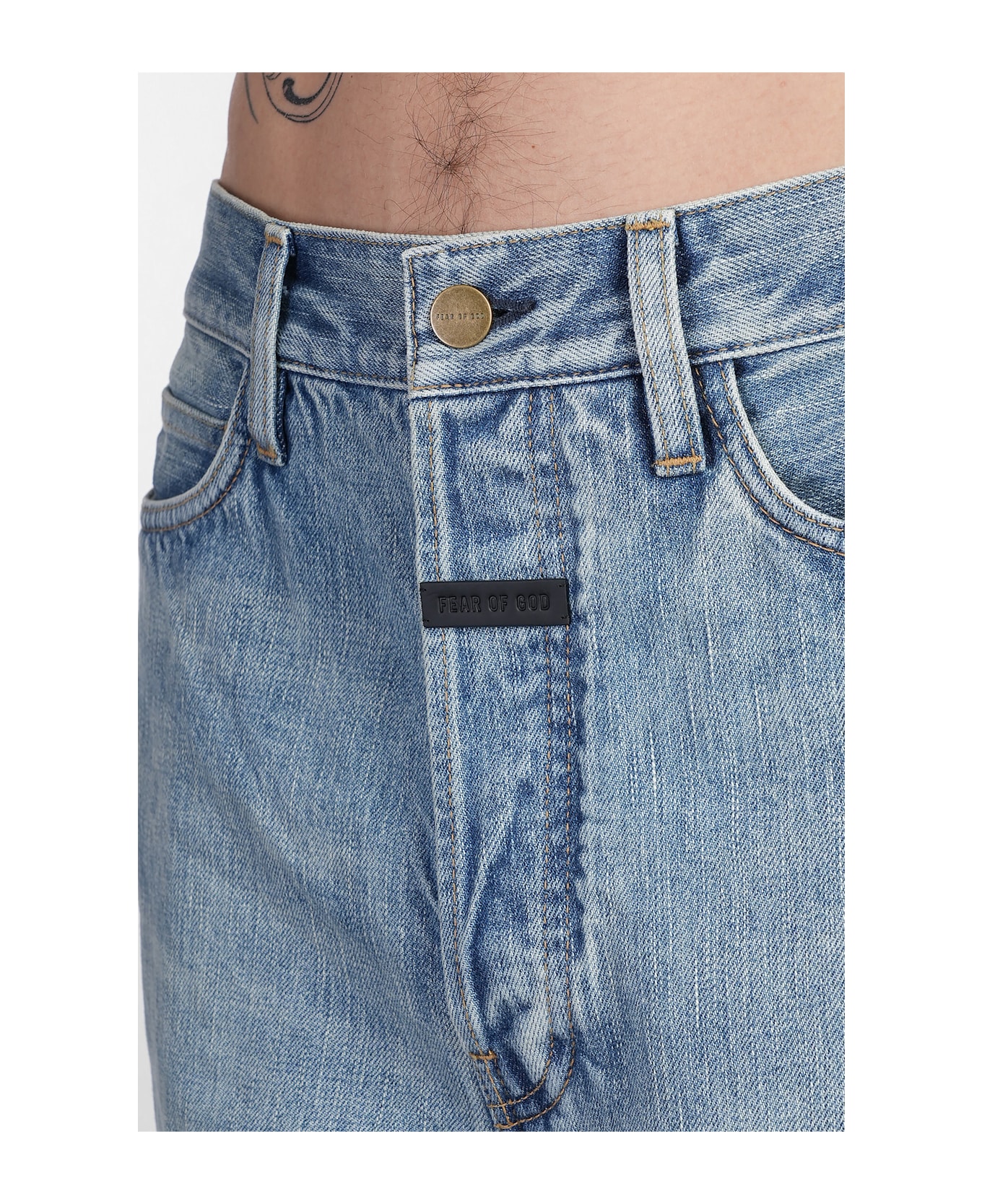 Fear of God Jeans In Blue Cotton - blue