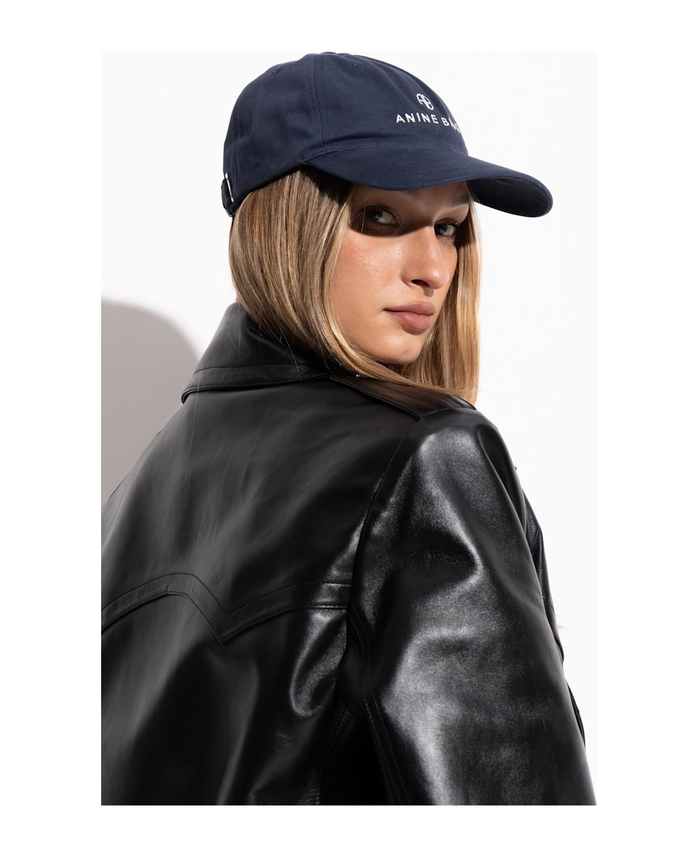 Anine Bing 
jeremy
 Baseball Cap - washed navy