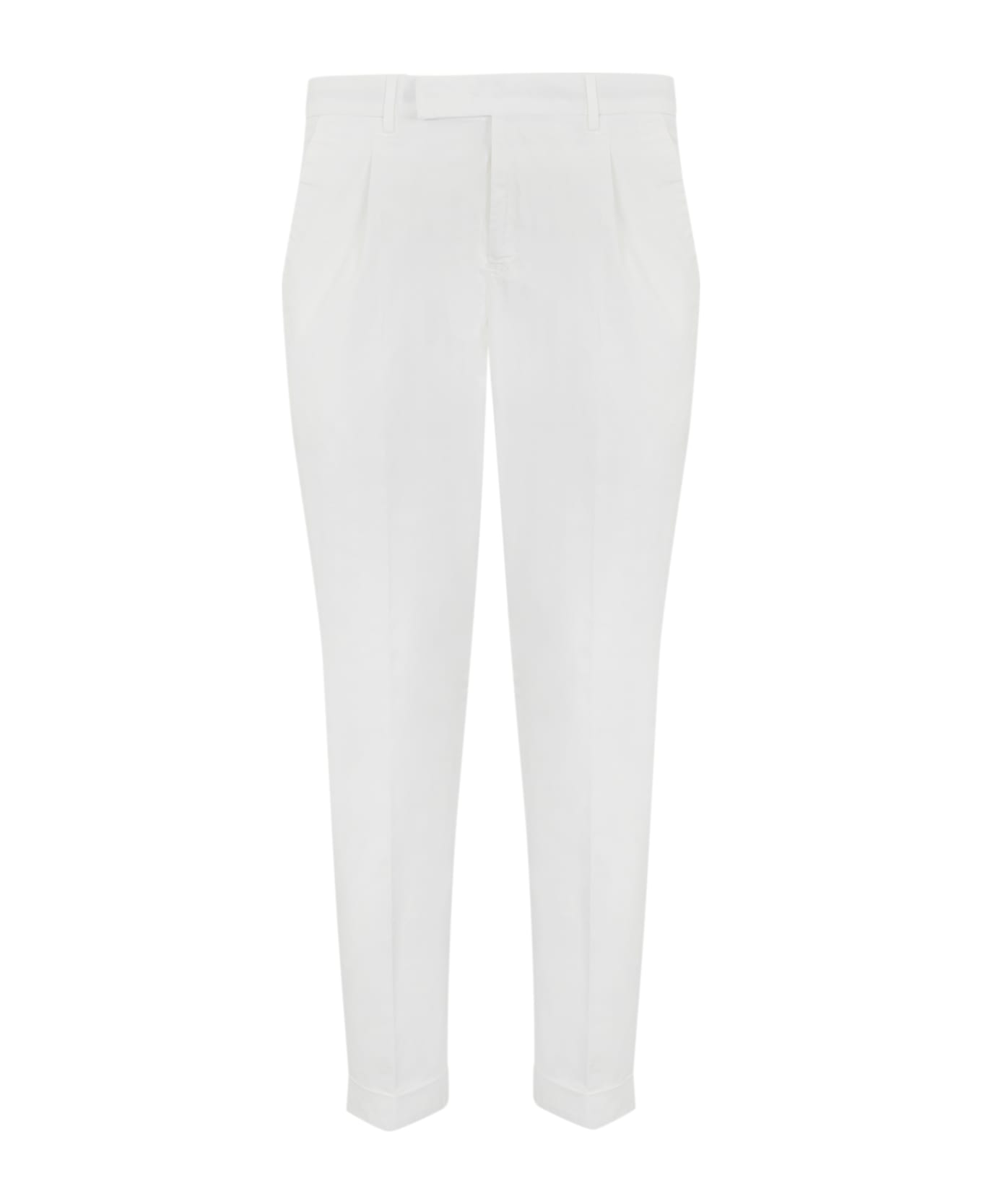 PT Torino Rebel 1p Gabardine Trousers - Bianco