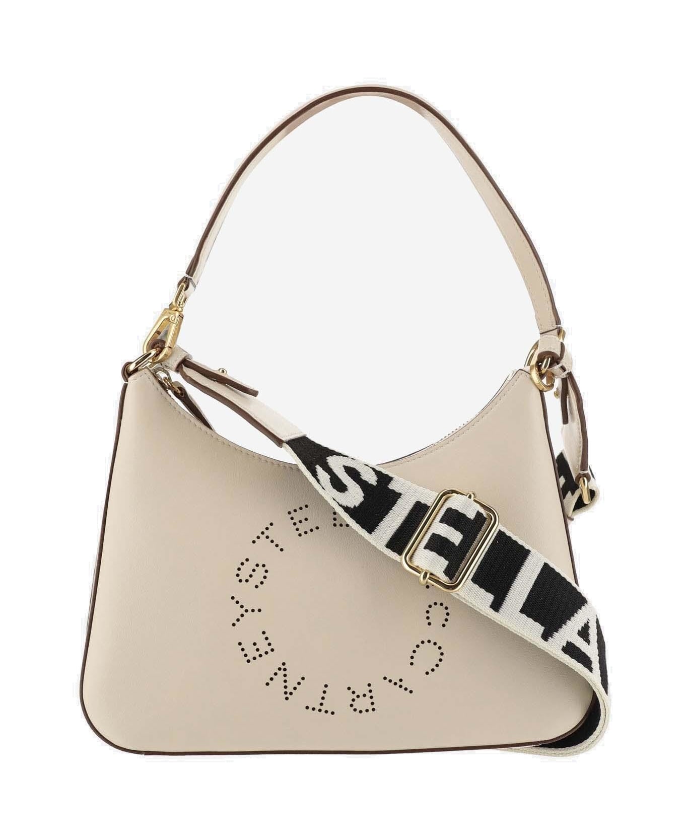 Stella McCartney Small Logo-detailed Shoulder Bag - White