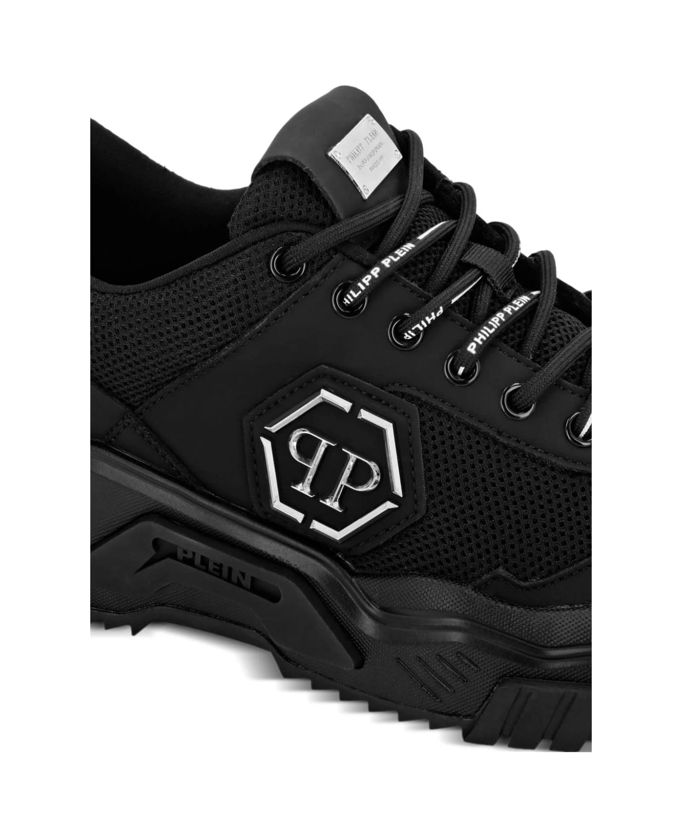 Philipp Plein Black Predator Sneakers - Black スニーカー
