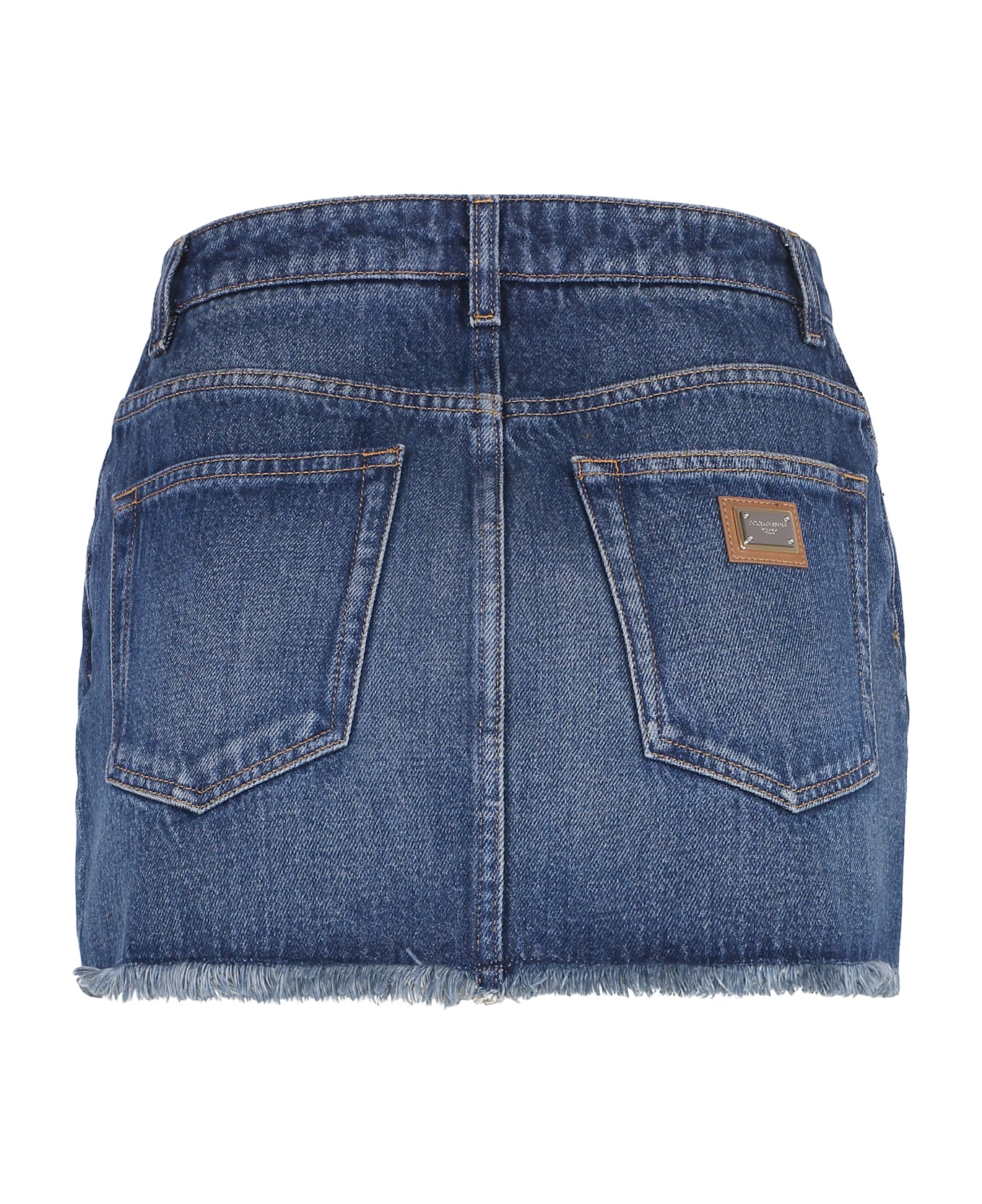 Dolce 
Gabbana Denim Mini Skirt - Denim
