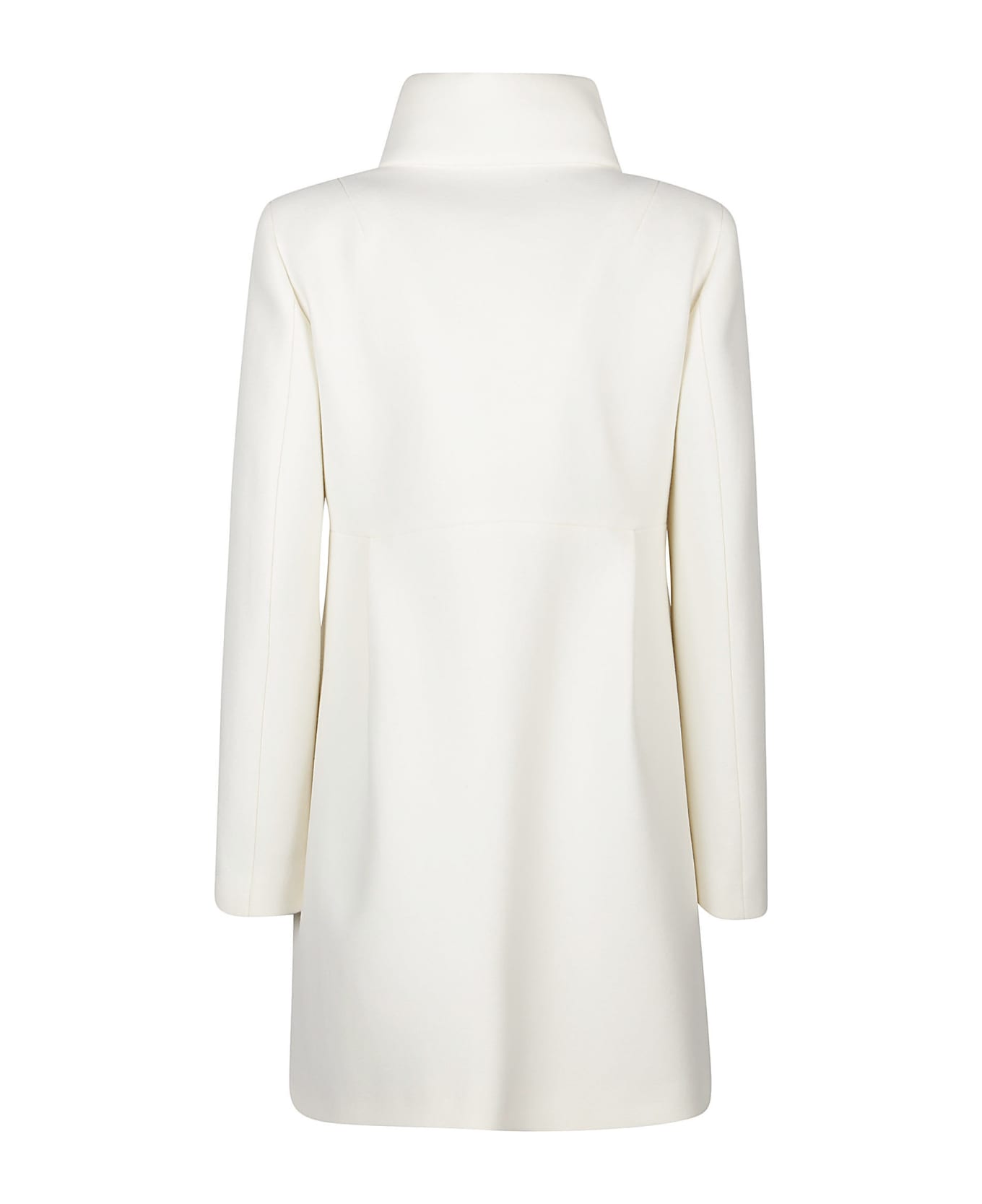 Fay Romantic Coat - Bianco Lana