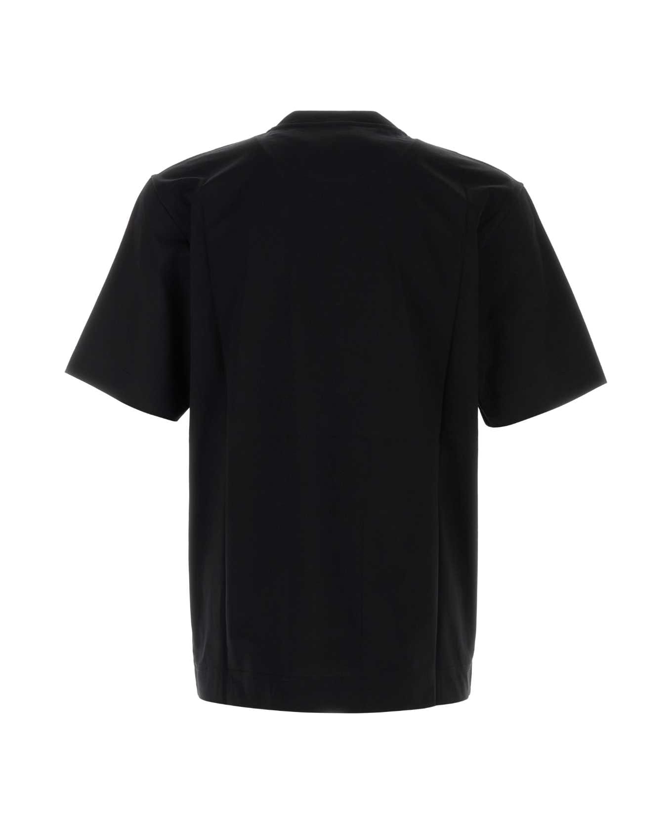 Fendi Black Cotton T-shirt - Black