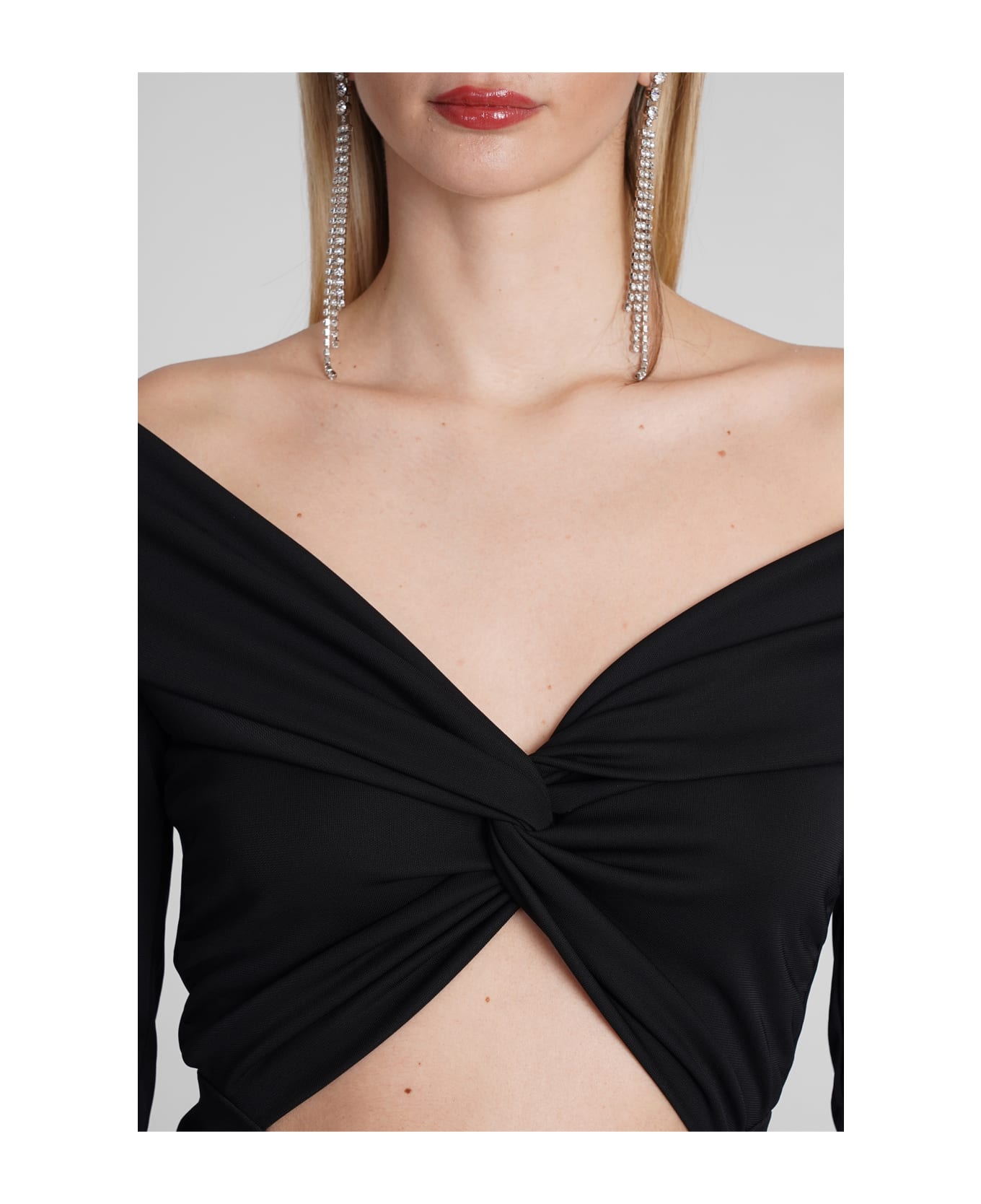 The Andamane Kendall Mini Dress In Black Polyester - black ワンピース＆ドレス