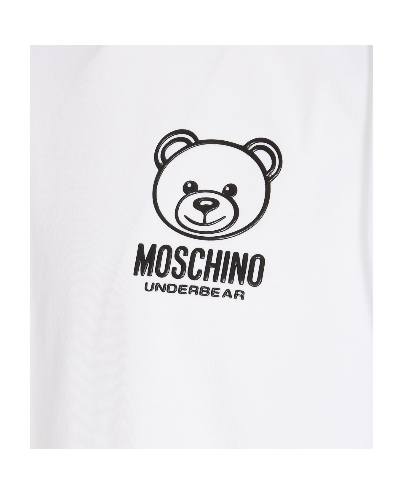 Moschino T-shirt Logo Underbear - Bianco シャツ
