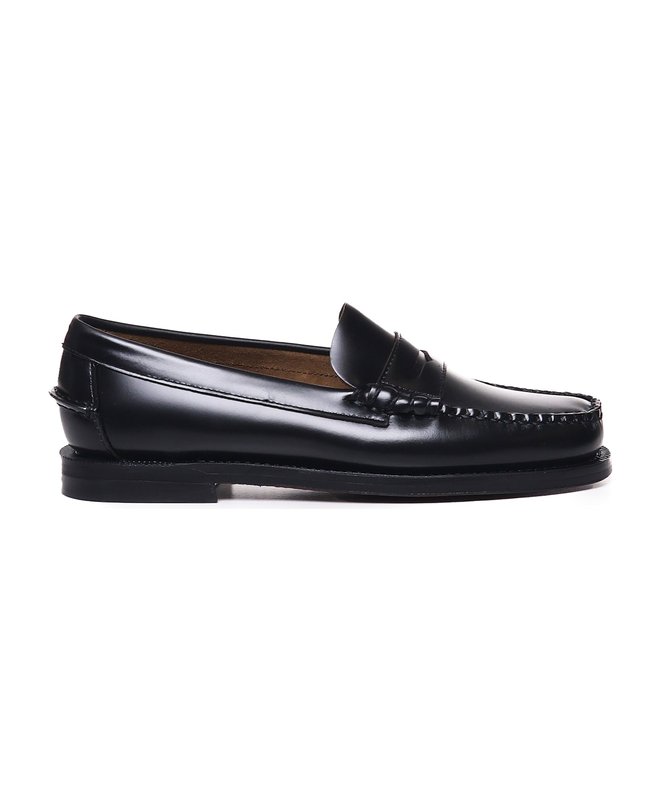 Sebago Classic Dan Loafers In Soft Leather - Black