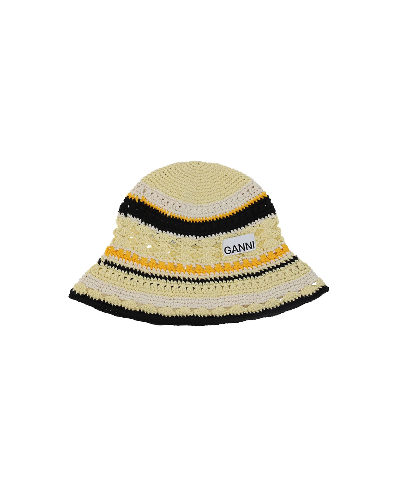 Ganni Crochet Bucket Hat - MULTICOLOR