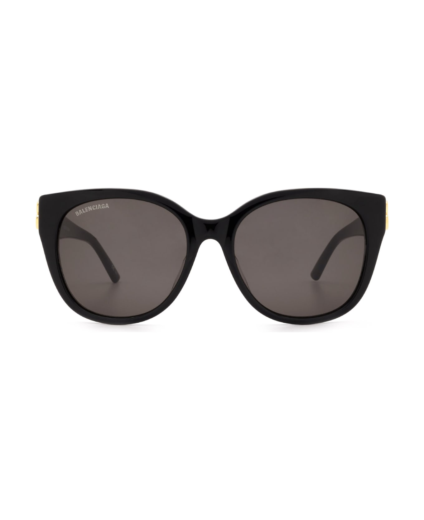 Balenciaga Eyewear Bb0103sa Sunglasses - Black Gold Grey サングラス