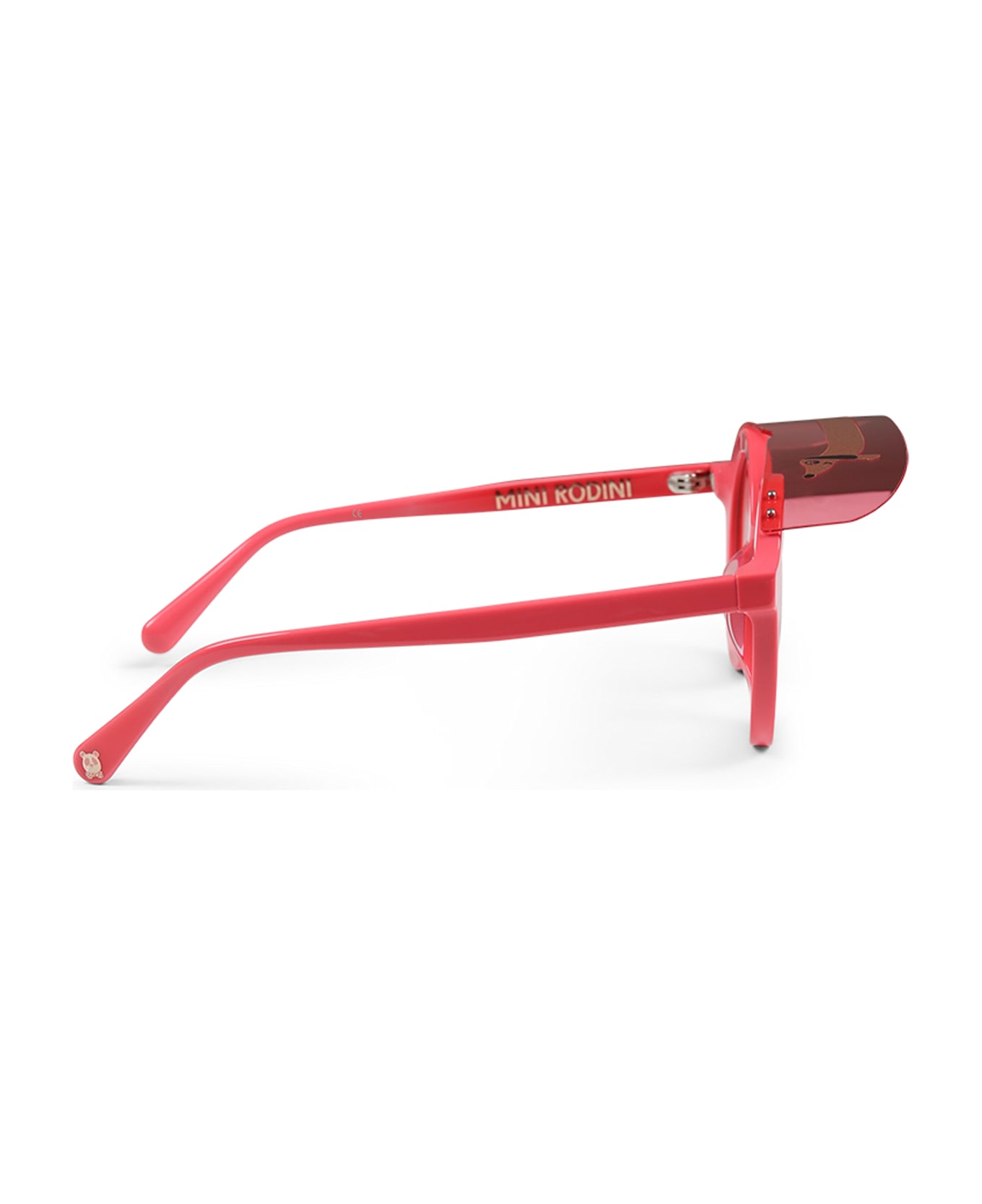 Mini Rodini Pink Sunglasses For Kids With Dachshund - Pink