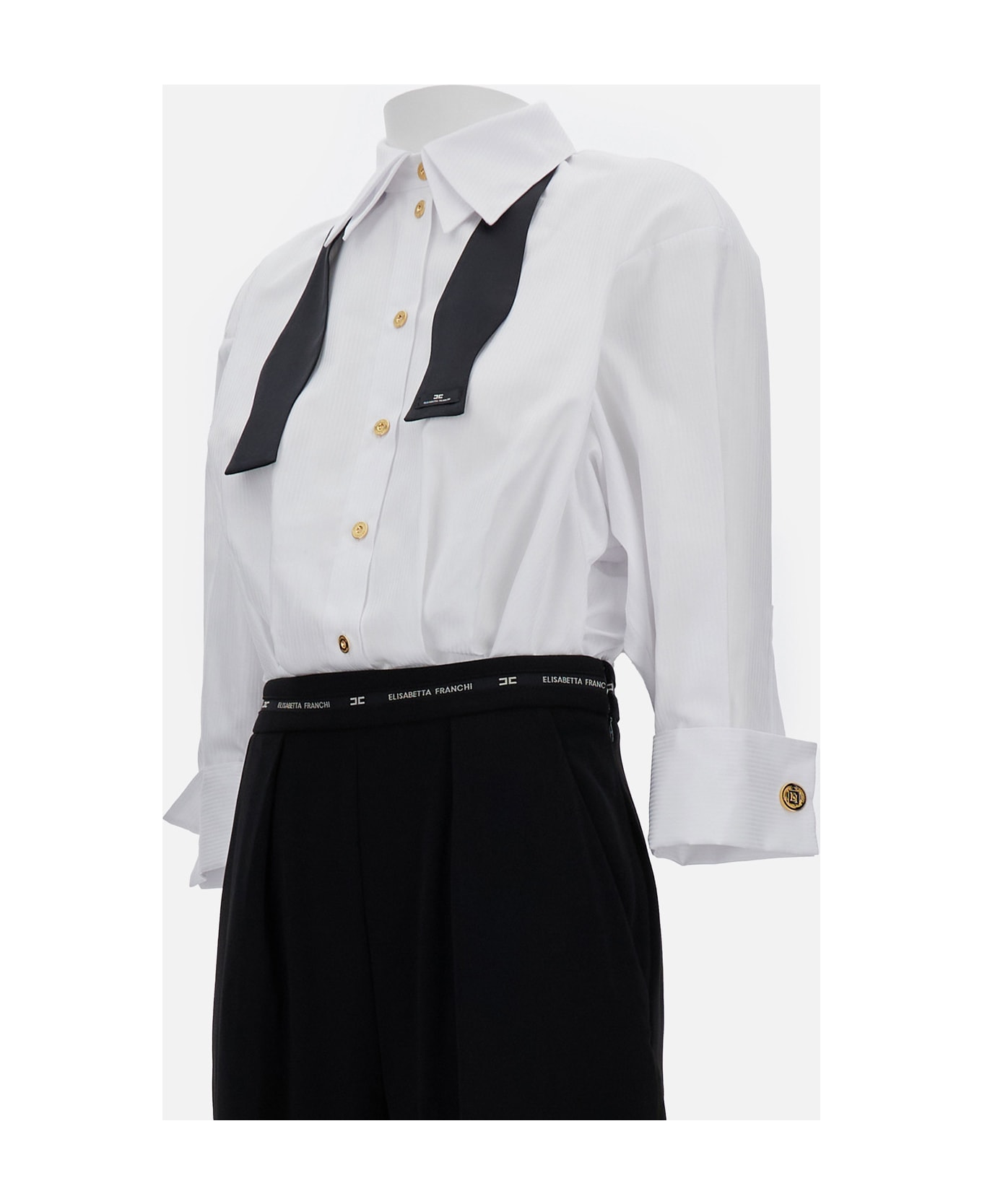 Elisabetta Franchi Women's Jumpsuit With Shirt - White