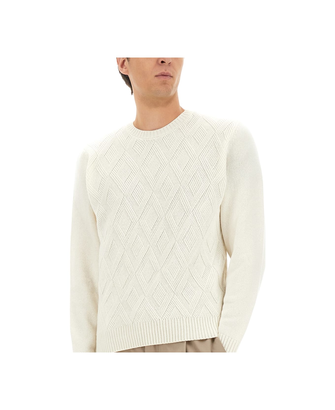 Herno Cashmere Sweater - WHITE
