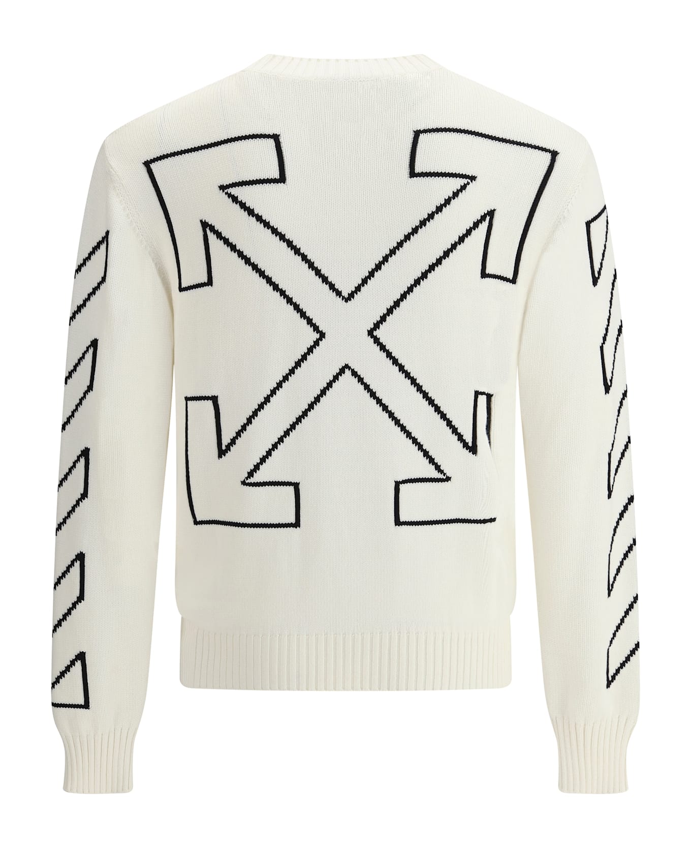 Off-White Logo Sweater - Creme Brulee