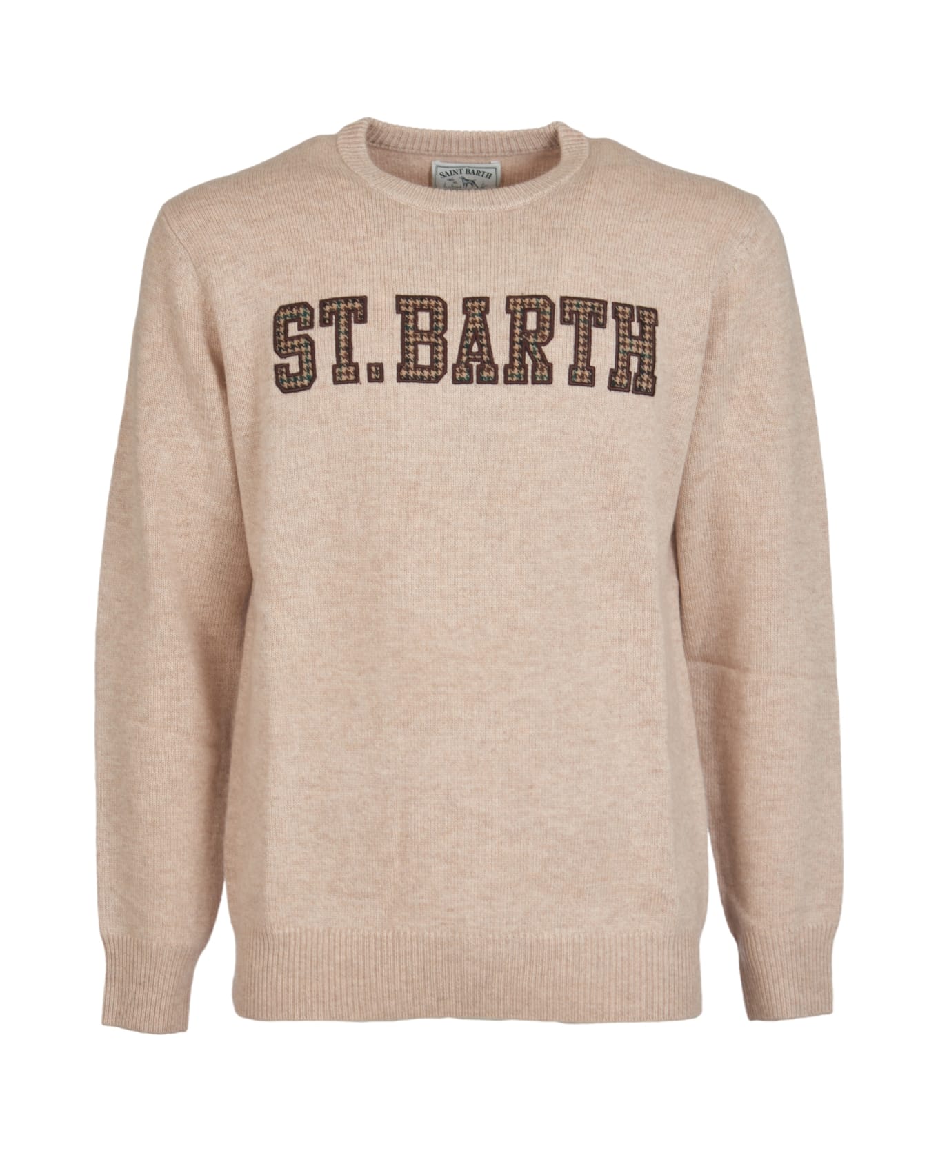 MC2 Saint Barth Brit Patch Sweater - Sand