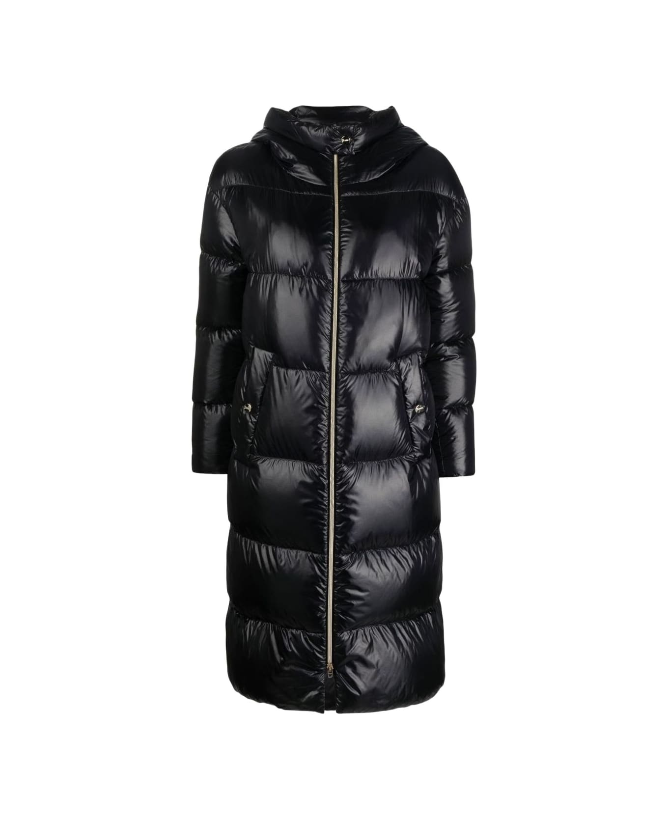 Herno Ultralight Nylon Parka - Black