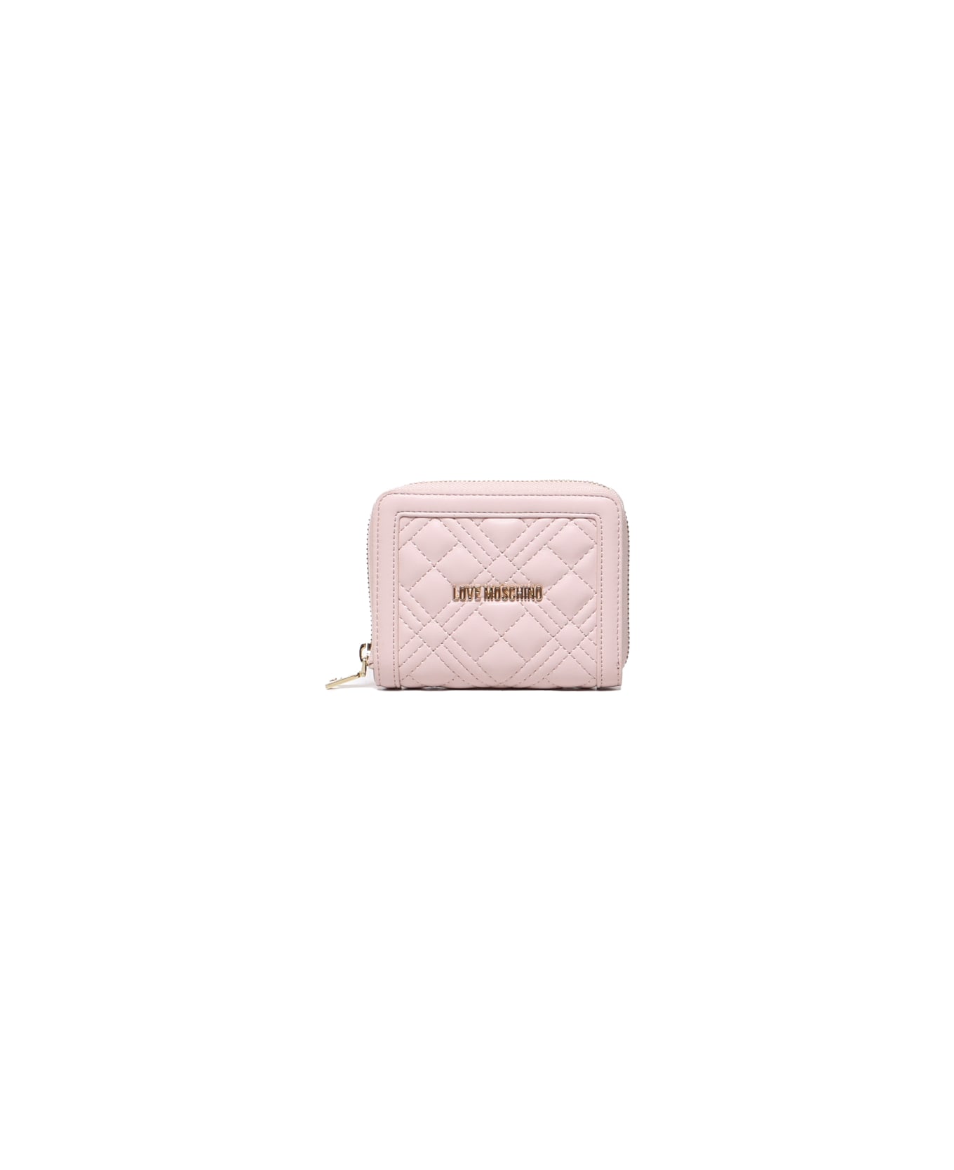 Love Moschino Wallet With Logo - Powder