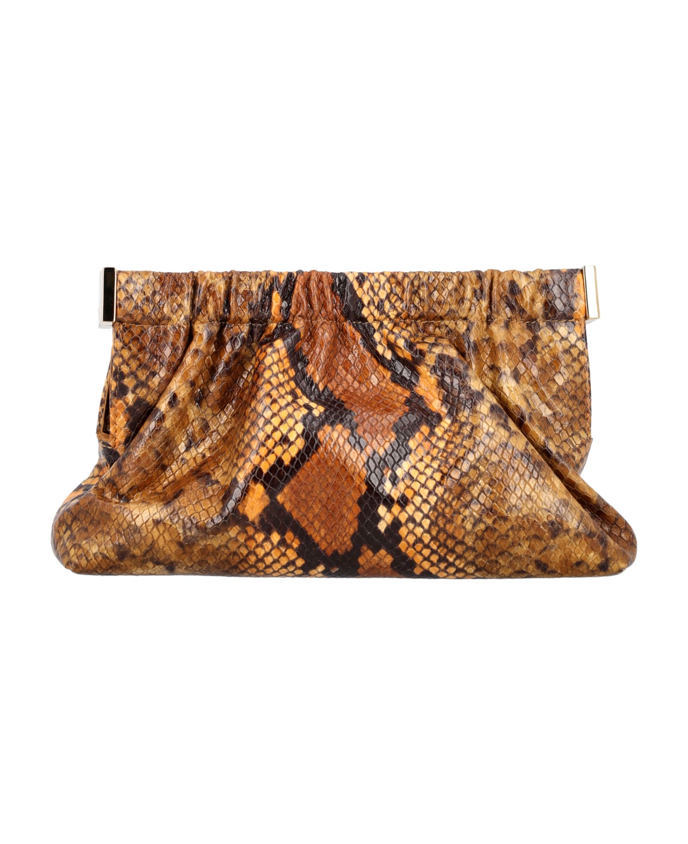 Nanushka The Bar Mini Clutch - TAN