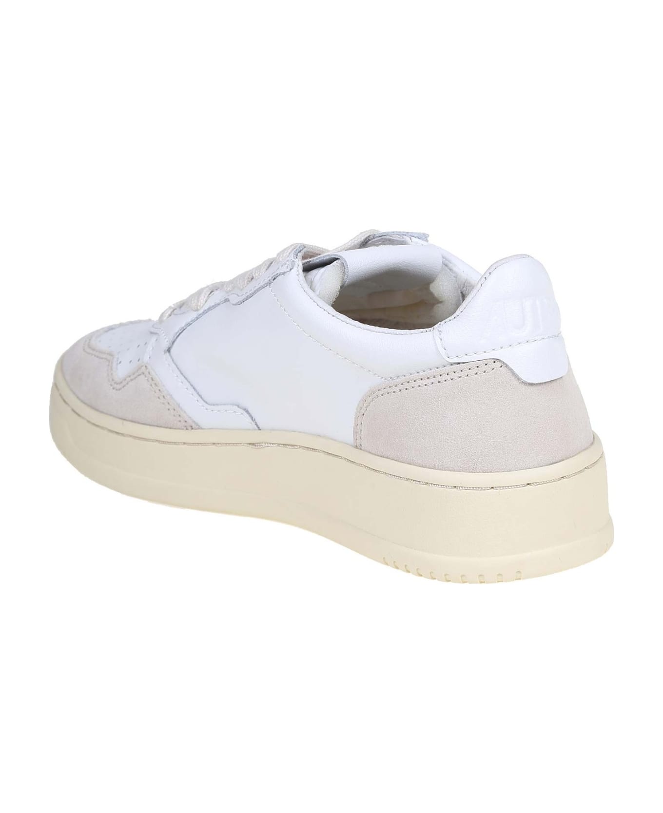 Autry White Leather Sneakers - White