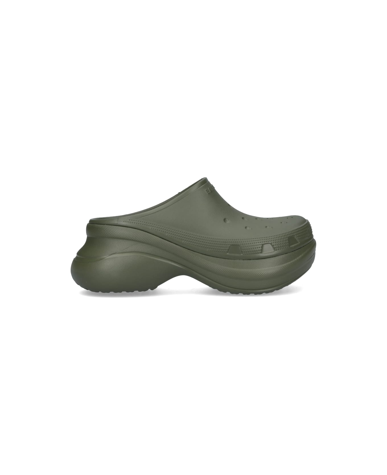 Balenciaga X Crocs Rubber Sandals - Green