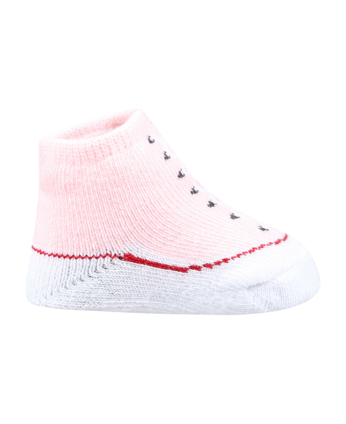 Converse Set Of Multicolor Infant Booties For Baby Girl - Multicolor
