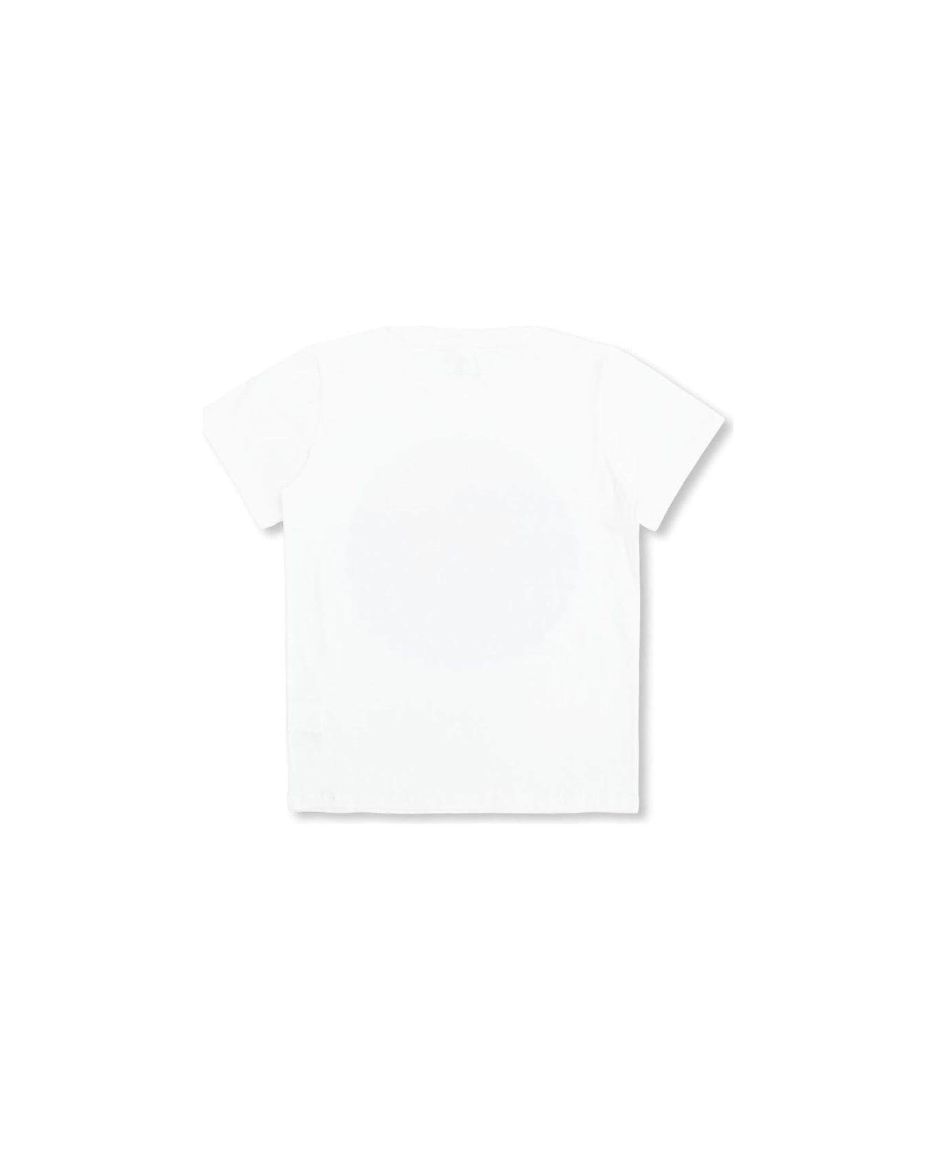 Stella McCartney Logo-printed Crewneck T-shirt - Avorio