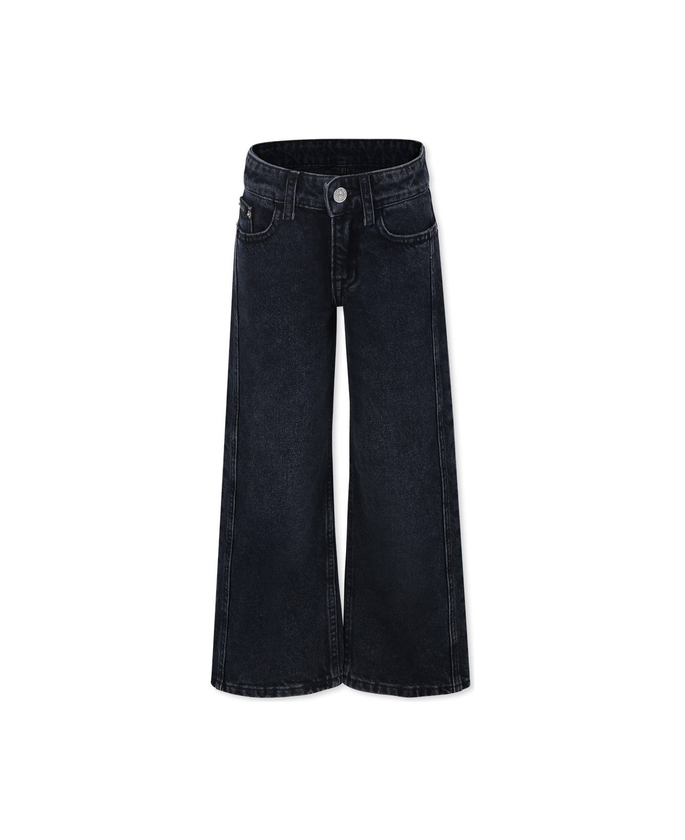 Calvin Klein Black Jeans For Boy With Logo - Denim