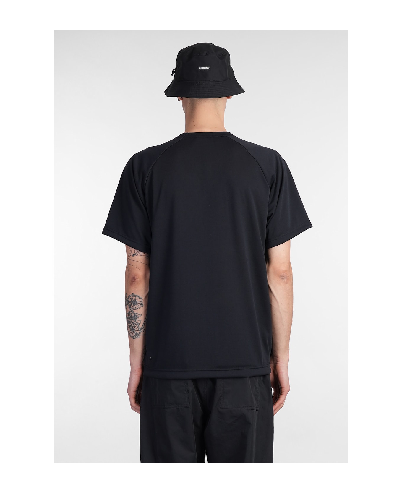 Comme Des Garçons Homme Plus T-shirt In Black Polyester - black