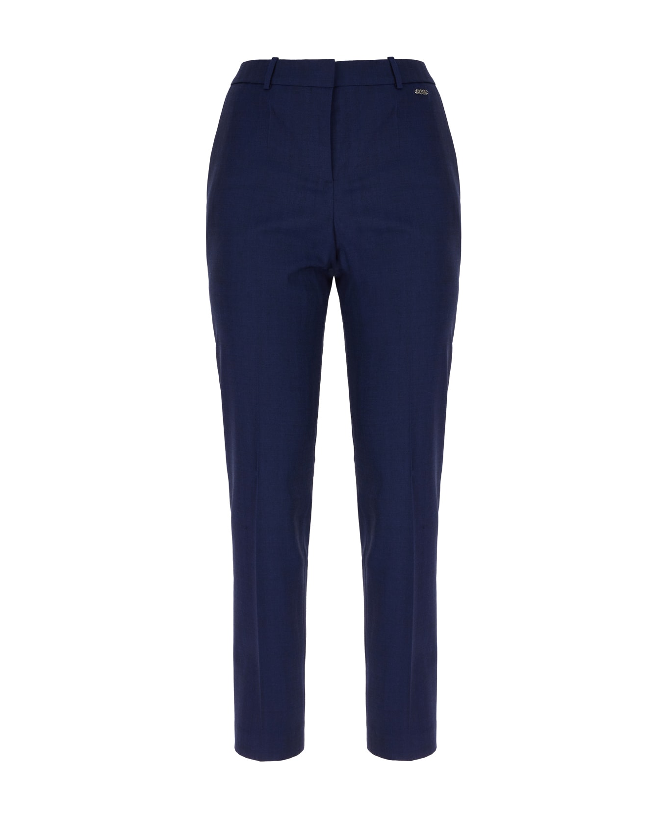 Hugo Boss Blue Stretch Wool Pants - 966