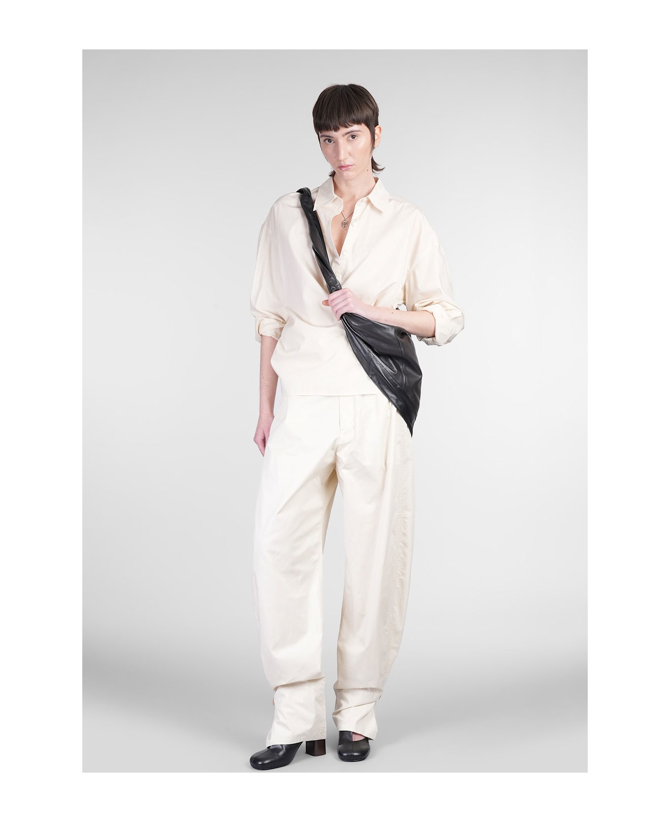 Lemaire Pants In Beige Cotton - beige