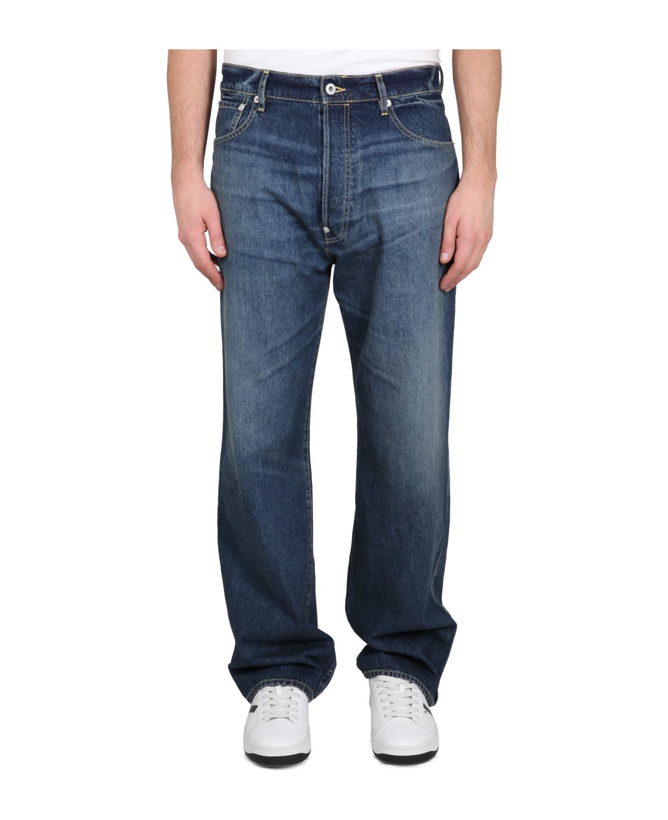 Kenzo Relaxed Fit Jeans - BLU