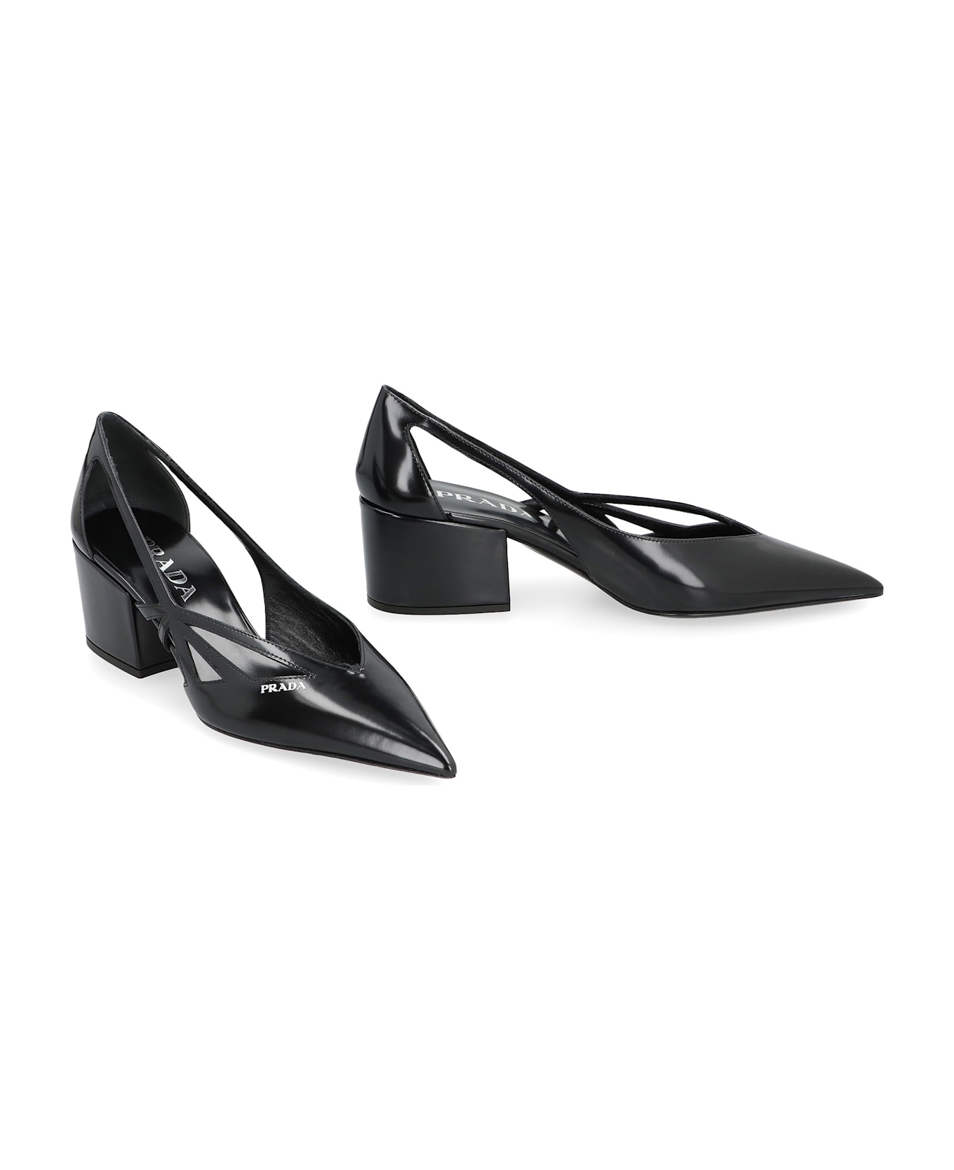 Prada Leather Pumps - black