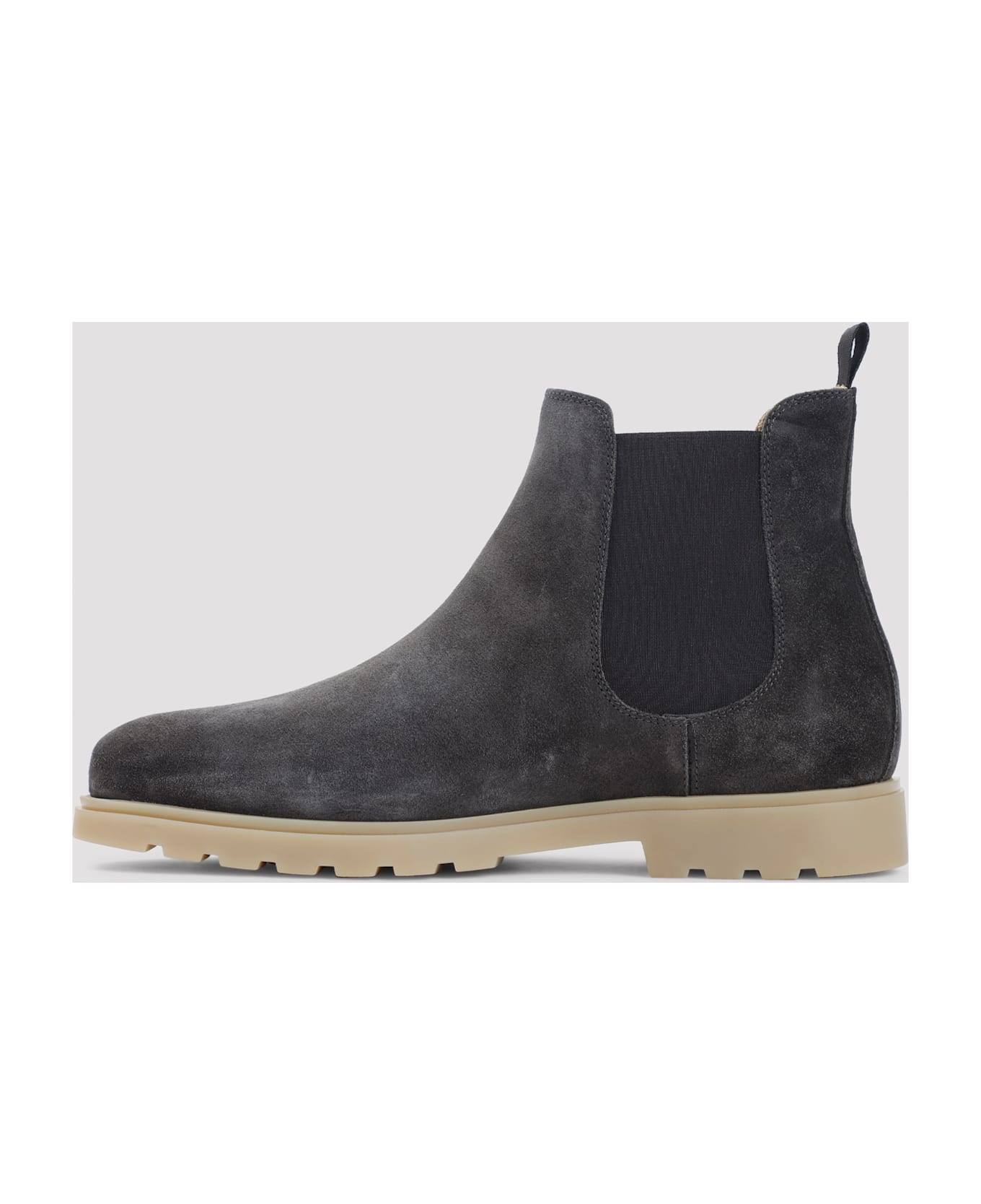 Kiton Suede Calf Leather Boots - Dark Brown