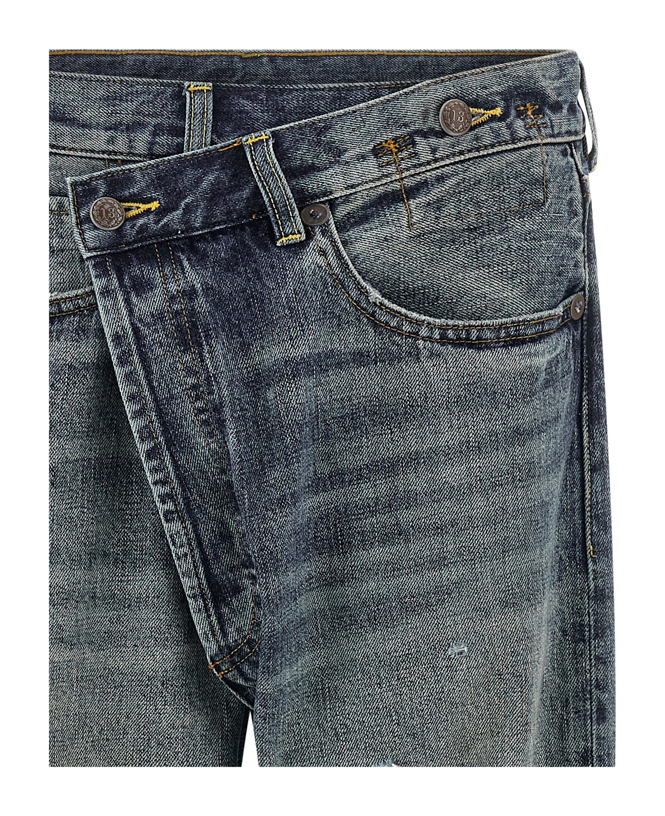 R13 
crossover
 Jeans - Blue デニム