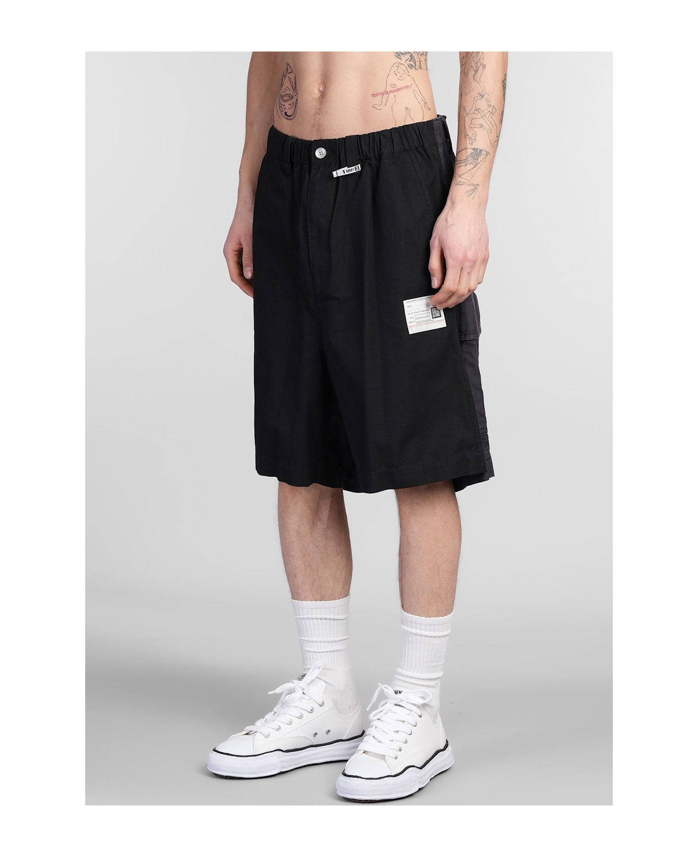 Mihara Yasuhiro Shorts In Black Cotton - black
