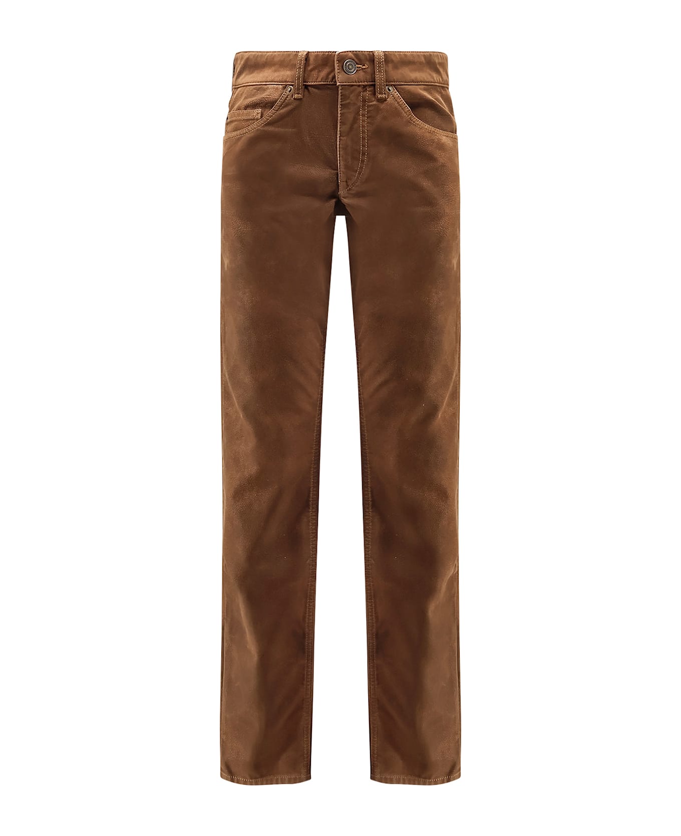 Marant Étoile Kelsie Leather-alternative Material Trousers - Brown