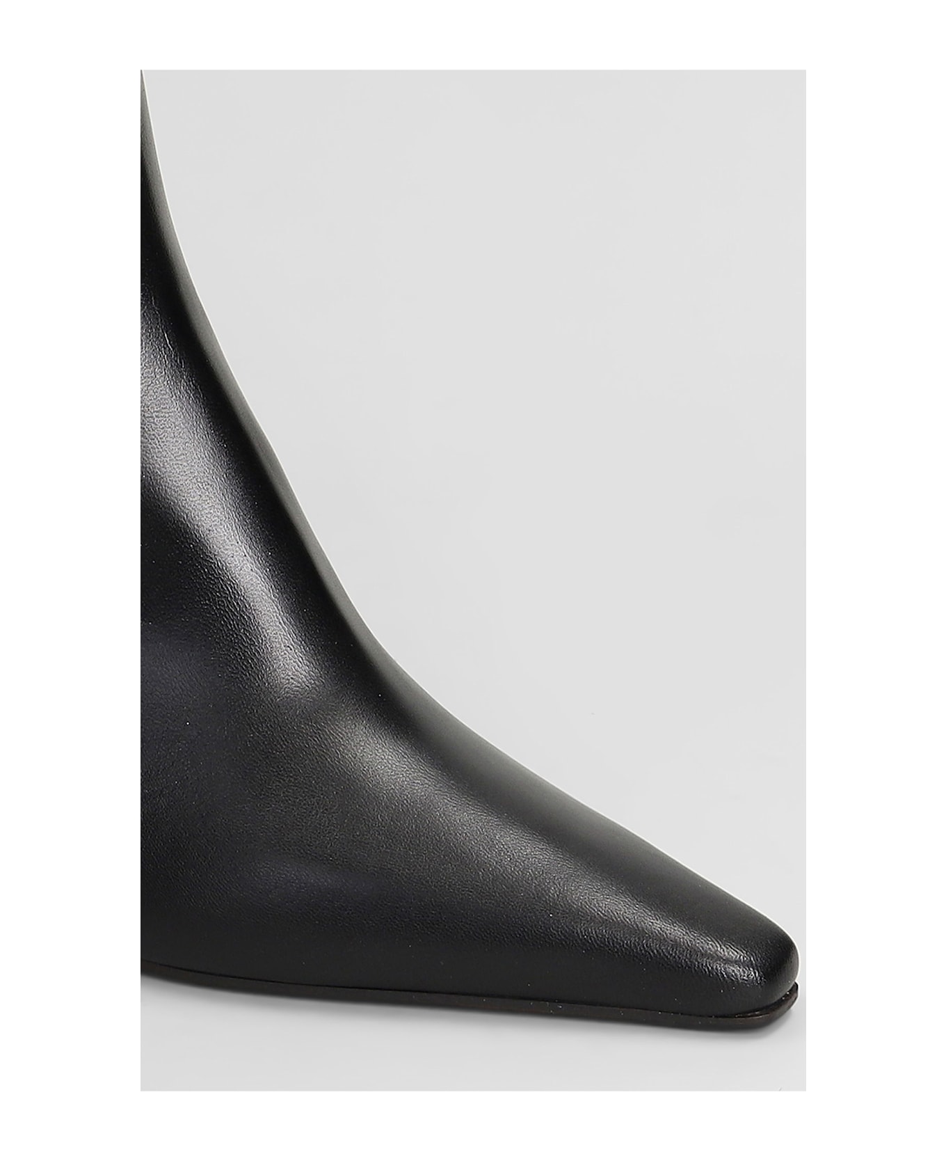 Roberto Festa Yanira High Heels Ankle Boots In Black Leather - black